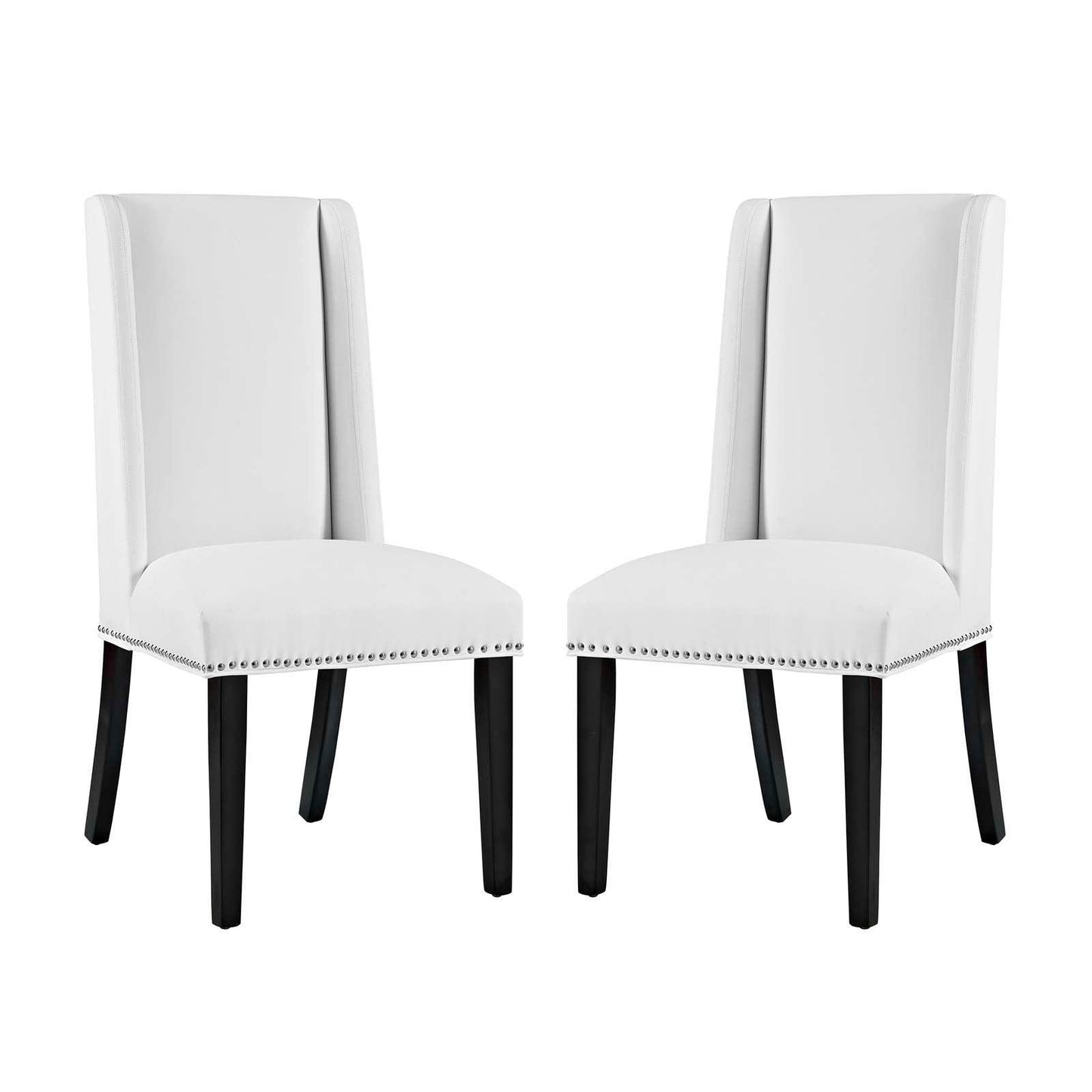 Modway Baron Dining Chair Vinyl Set of 2 FredCo