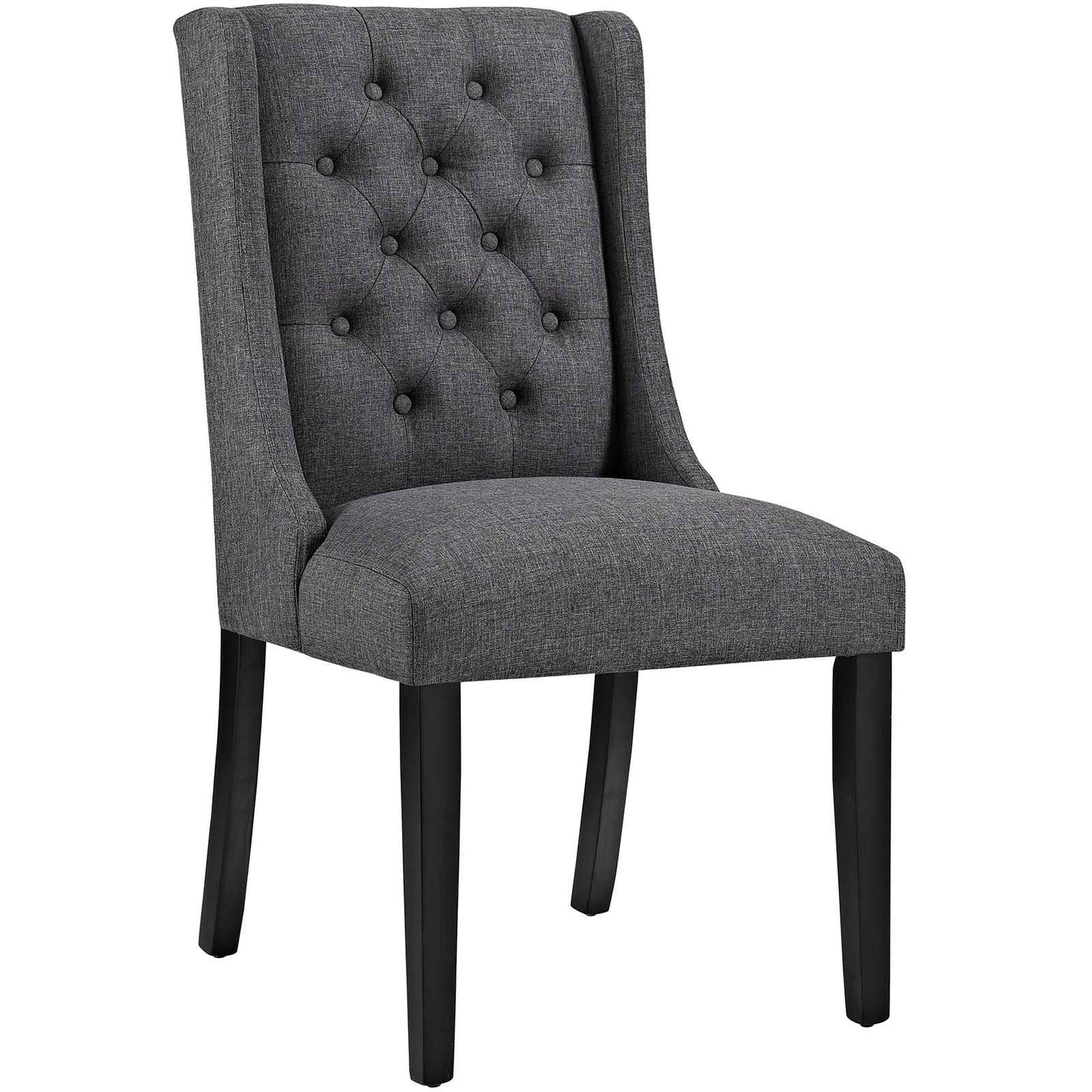 Modway Baronet Button Tufted Fabric Dining Chair FredCo