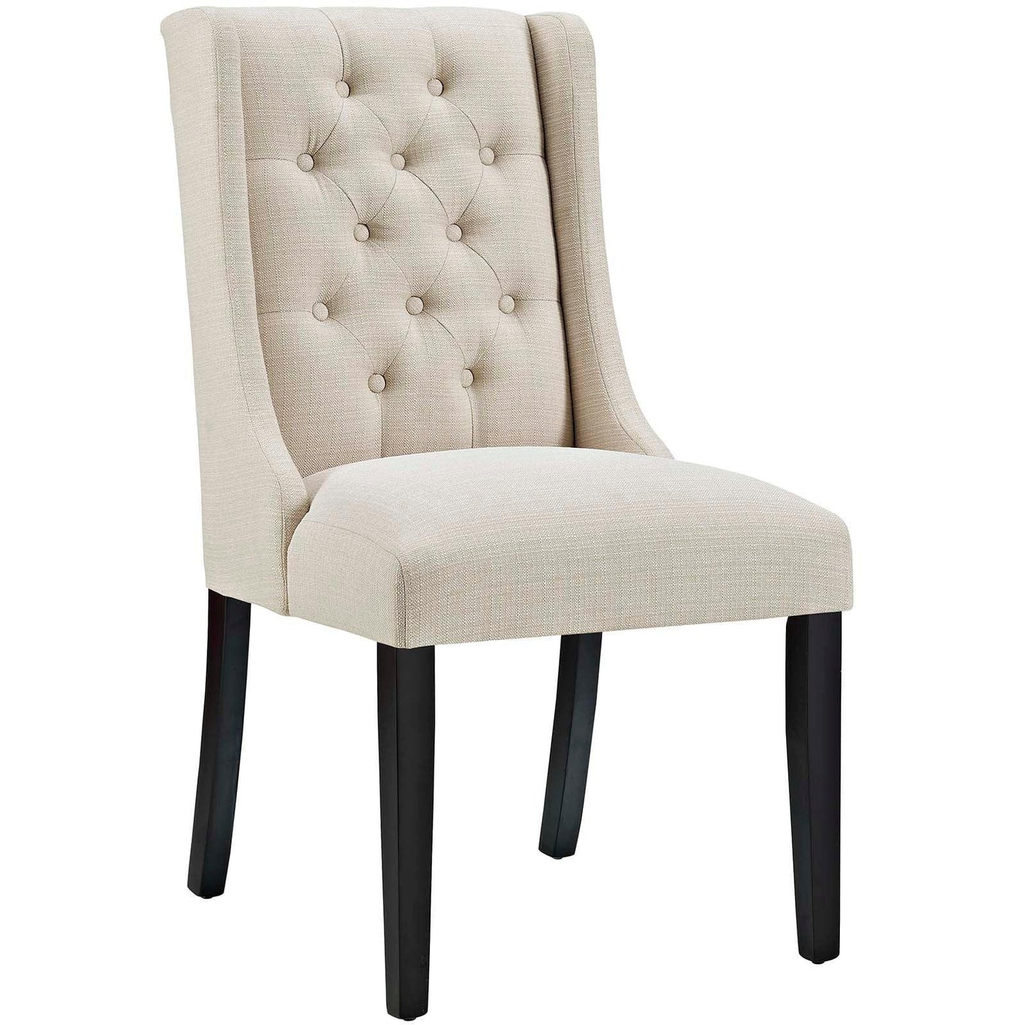 Modway Baronet Button Tufted Fabric Dining Chair FredCo