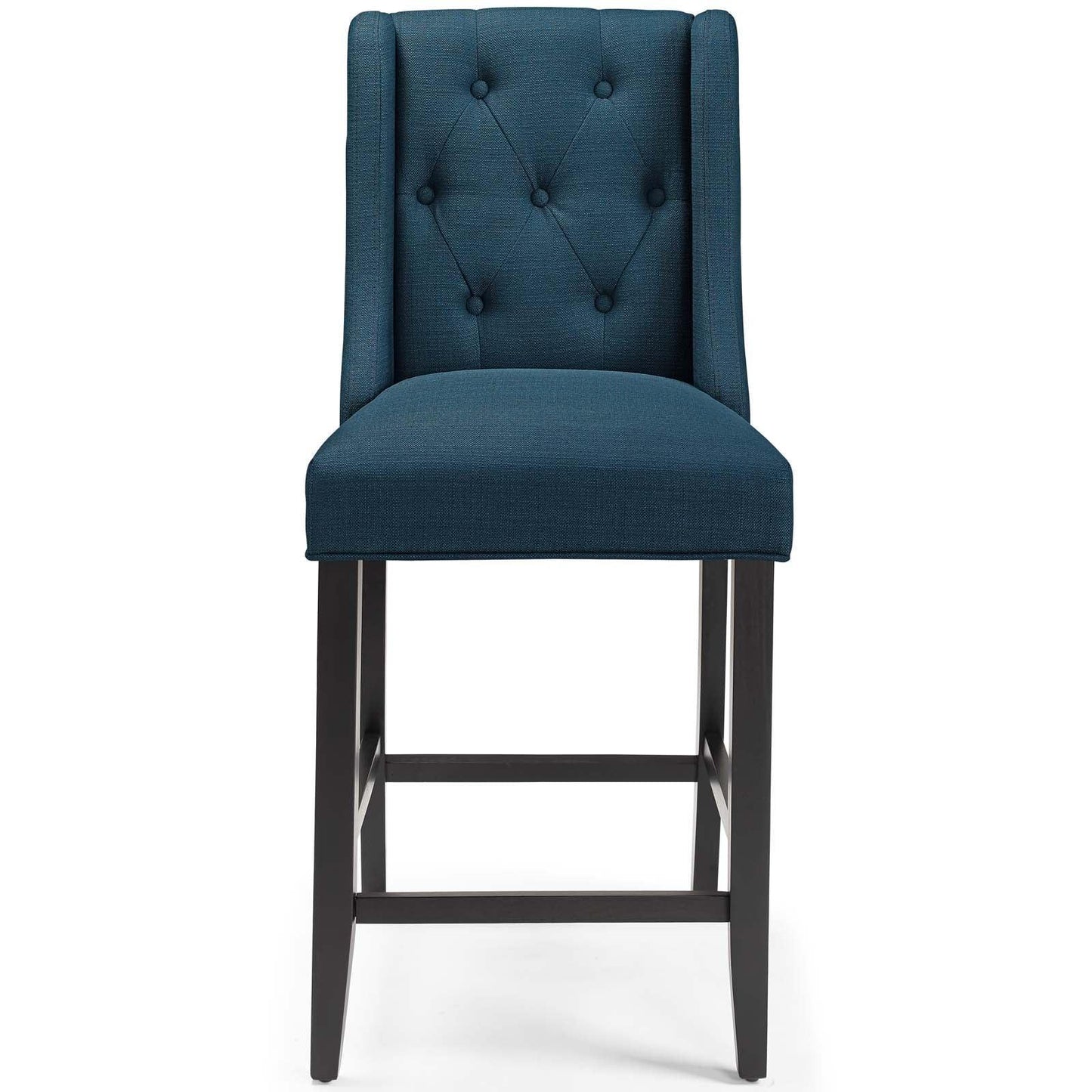Modway Baronet Counter Bar Stool Upholstered Fabric Set of 2 FredCo