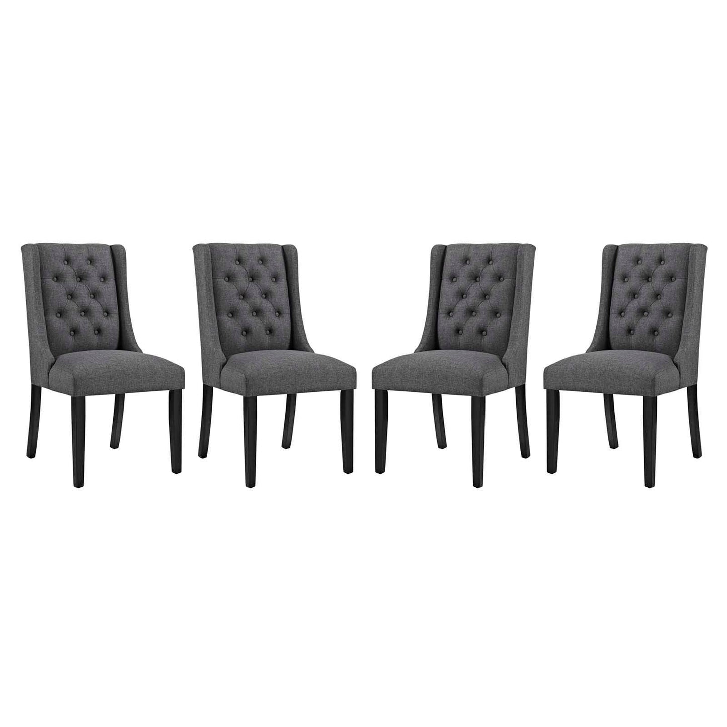 Modway Baronet Dining Chair Fabric Set of 4 FredCo