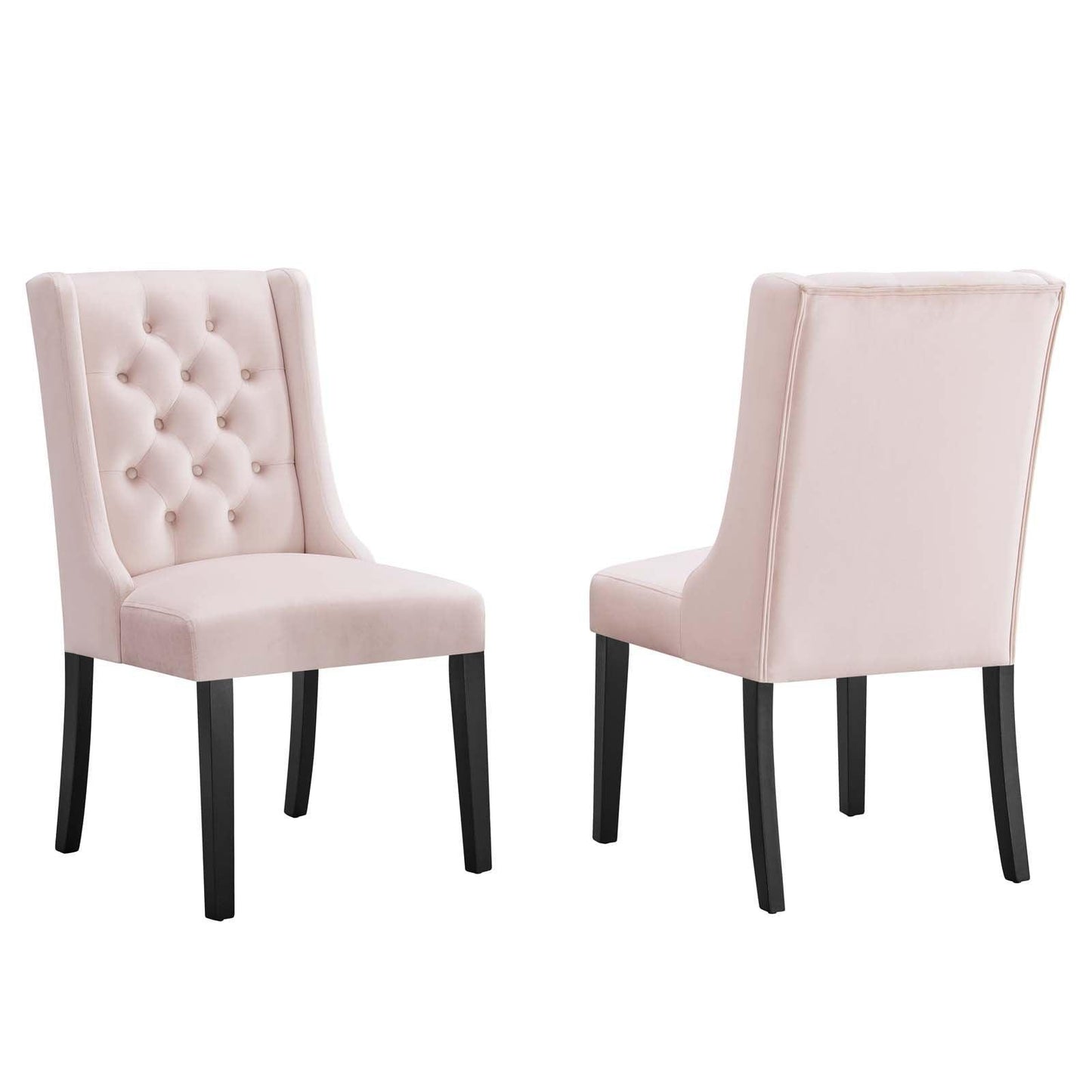Modway Baronet Performance Velvet Dining Chairs - Set of 2 FredCo