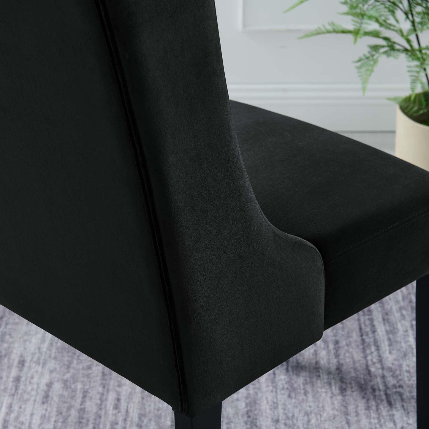 Modway Baronet Performance Velvet Dining Chairs - Set of 2 FredCo