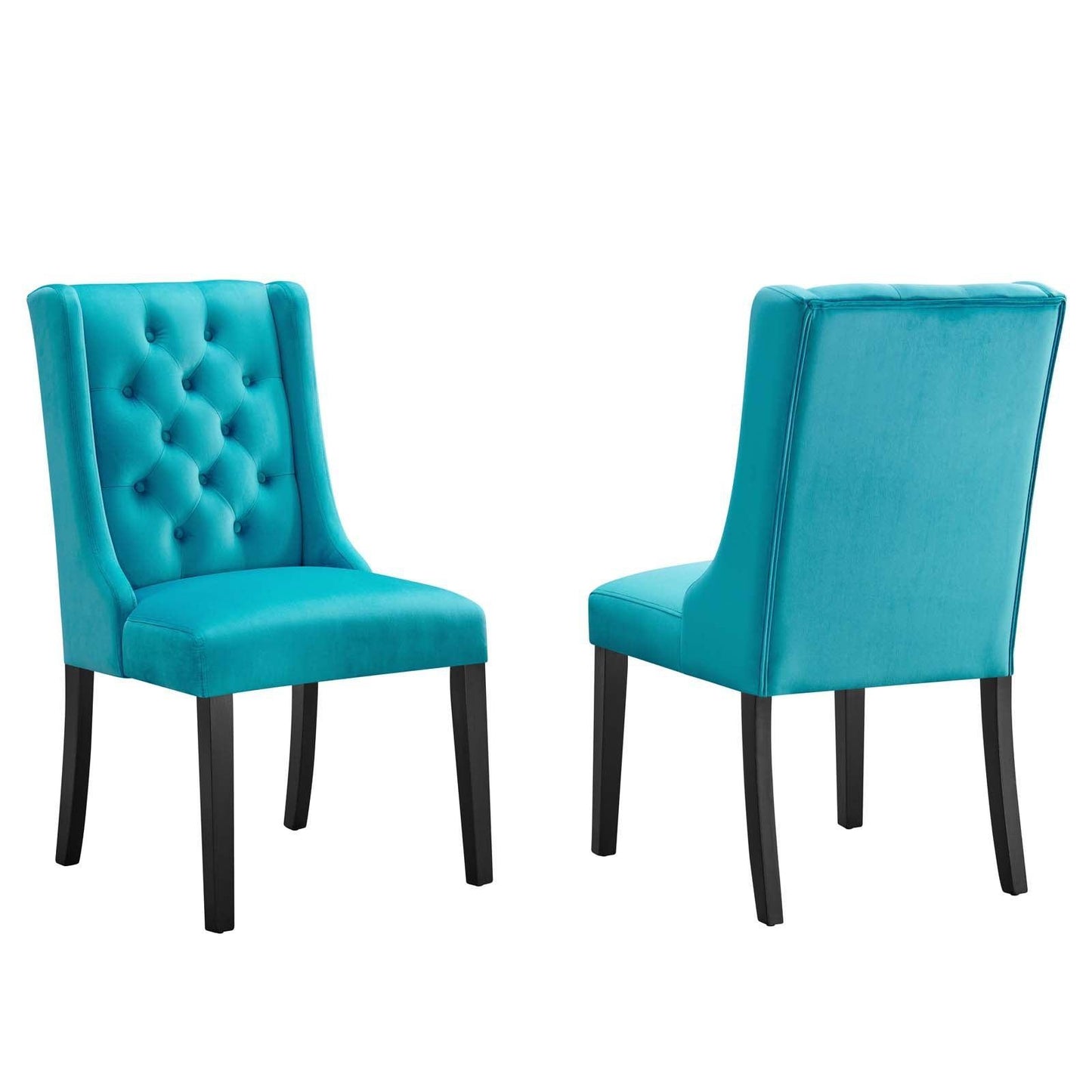 Modway Baronet Performance Velvet Dining Chairs - Set of 2 FredCo