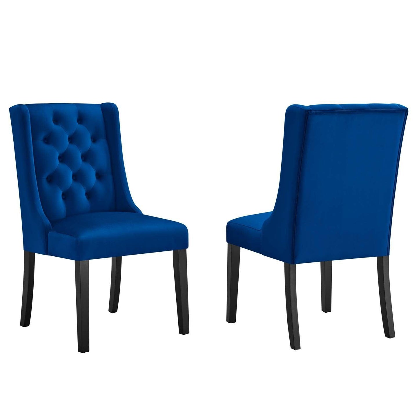 Modway Baronet Performance Velvet Dining Chairs - Set of 2 FredCo