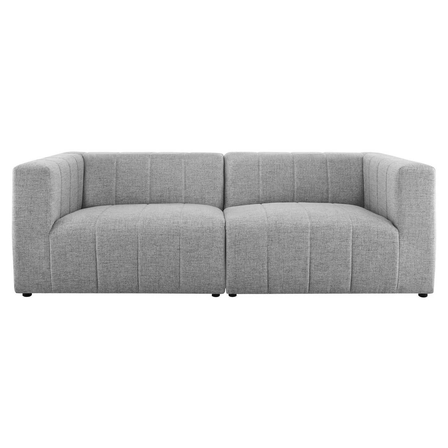 Modway Bartlett Upholstered Fabric 2-Piece Loveseat FredCo