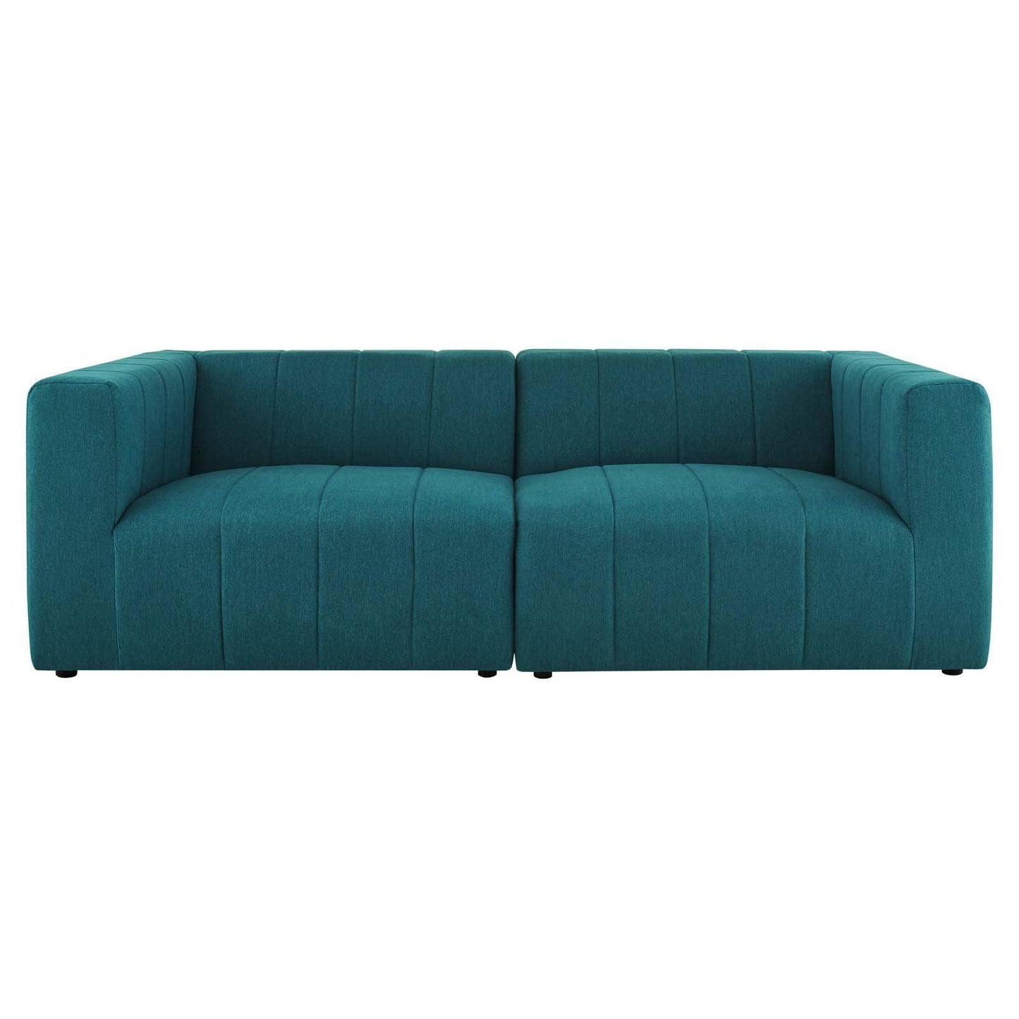 Modway Bartlett Upholstered Fabric 2-Piece Loveseat FredCo