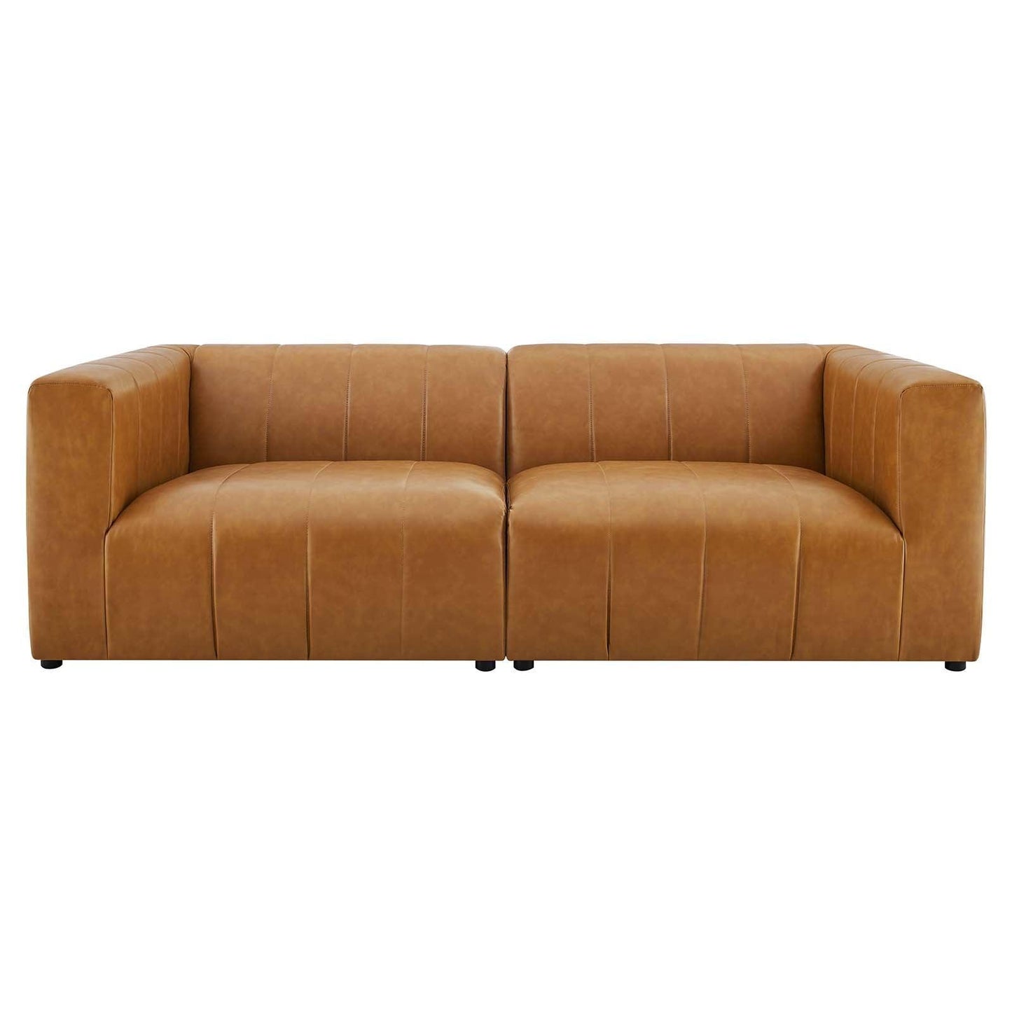 Modway Bartlett Vegan Leather 2-Piece Loveseat FredCo