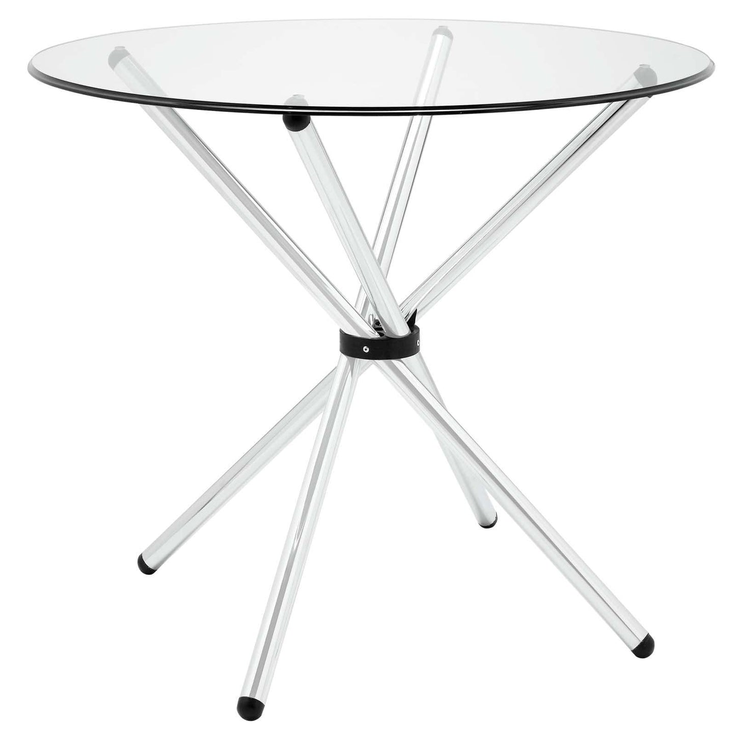 Modway Baton Round Dining Table FredCo