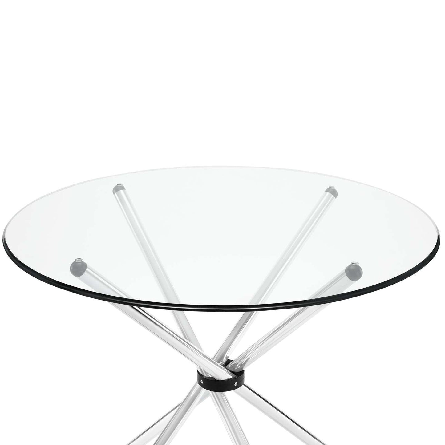 Modway Baton Round Dining Table FredCo