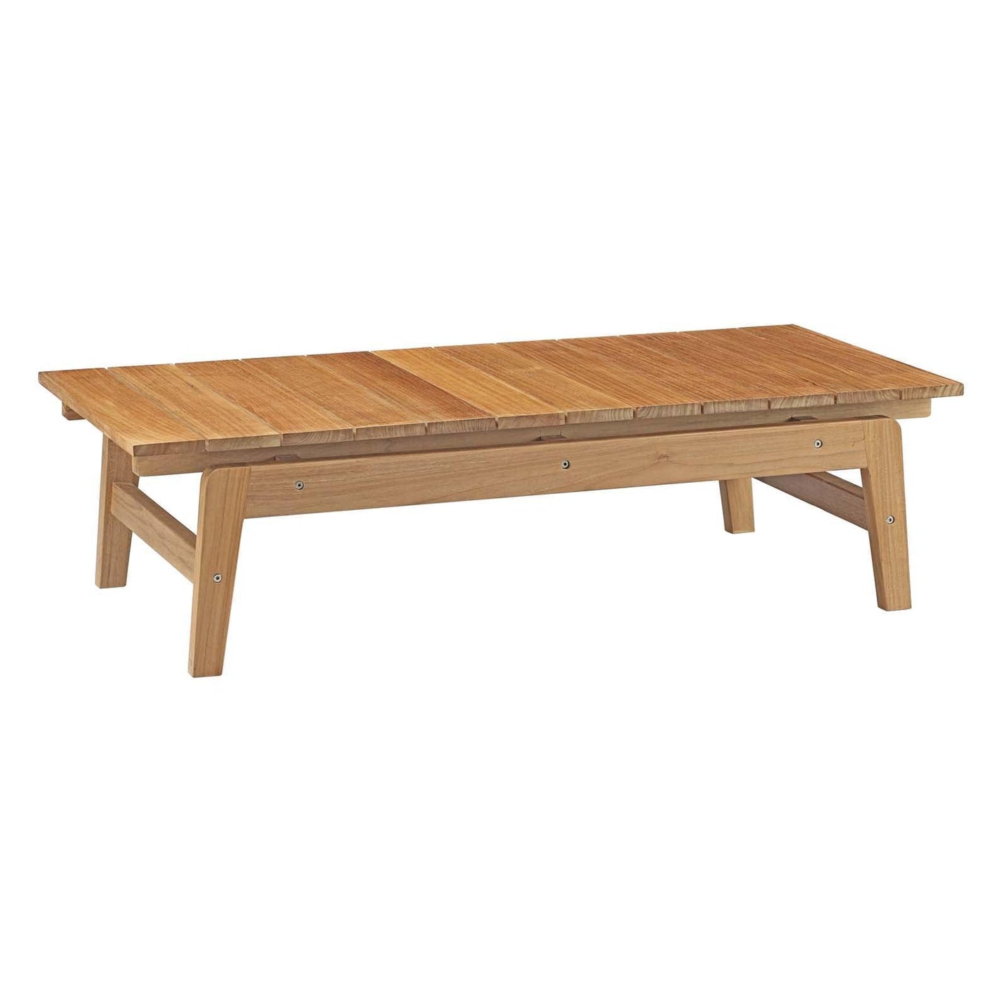 Modway Bayport Outdoor Patio Teak Coffee Table FredCo