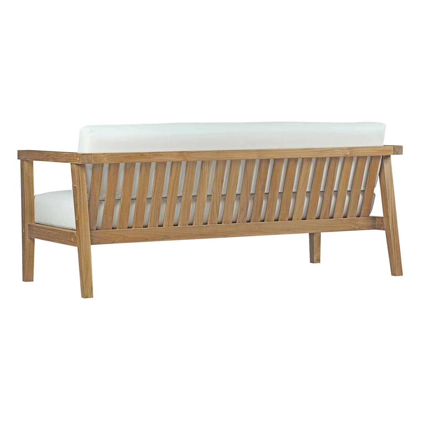 Modway Bayport Outdoor Patio Teak Sofa FredCo