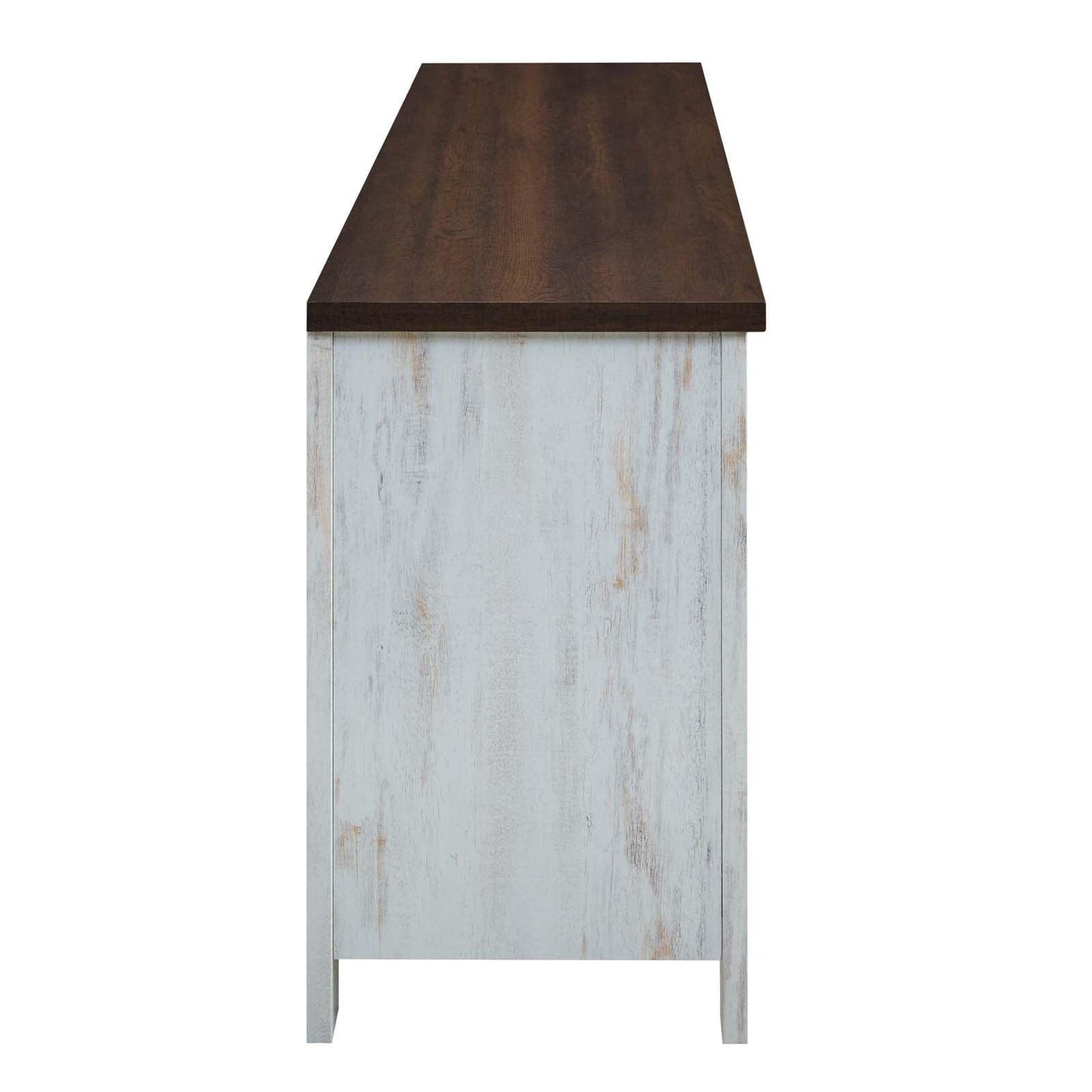 Modway Bennington 71" Rustic Sliding Door TV Stand FredCo