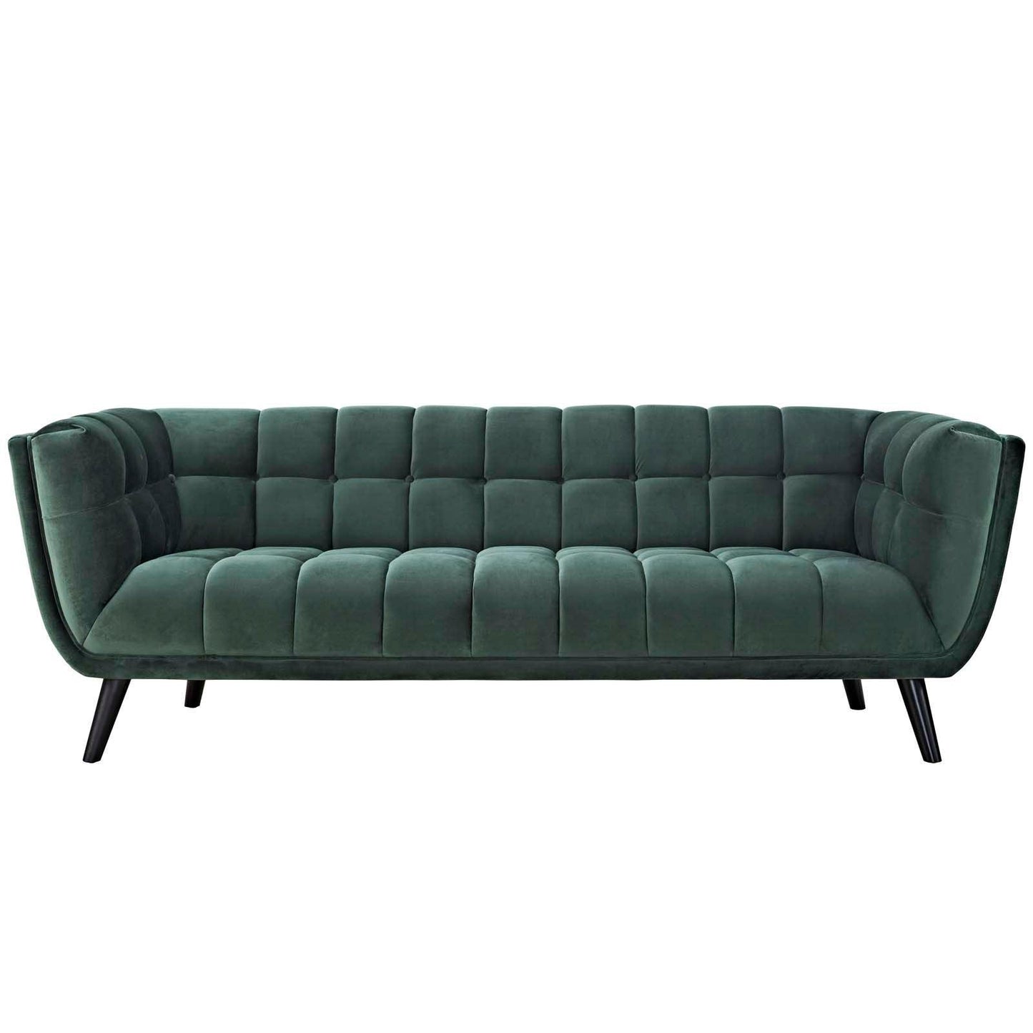 Modway Bestow 2 Piece Performance Velvet Sofa and Loveseat Set FredCo