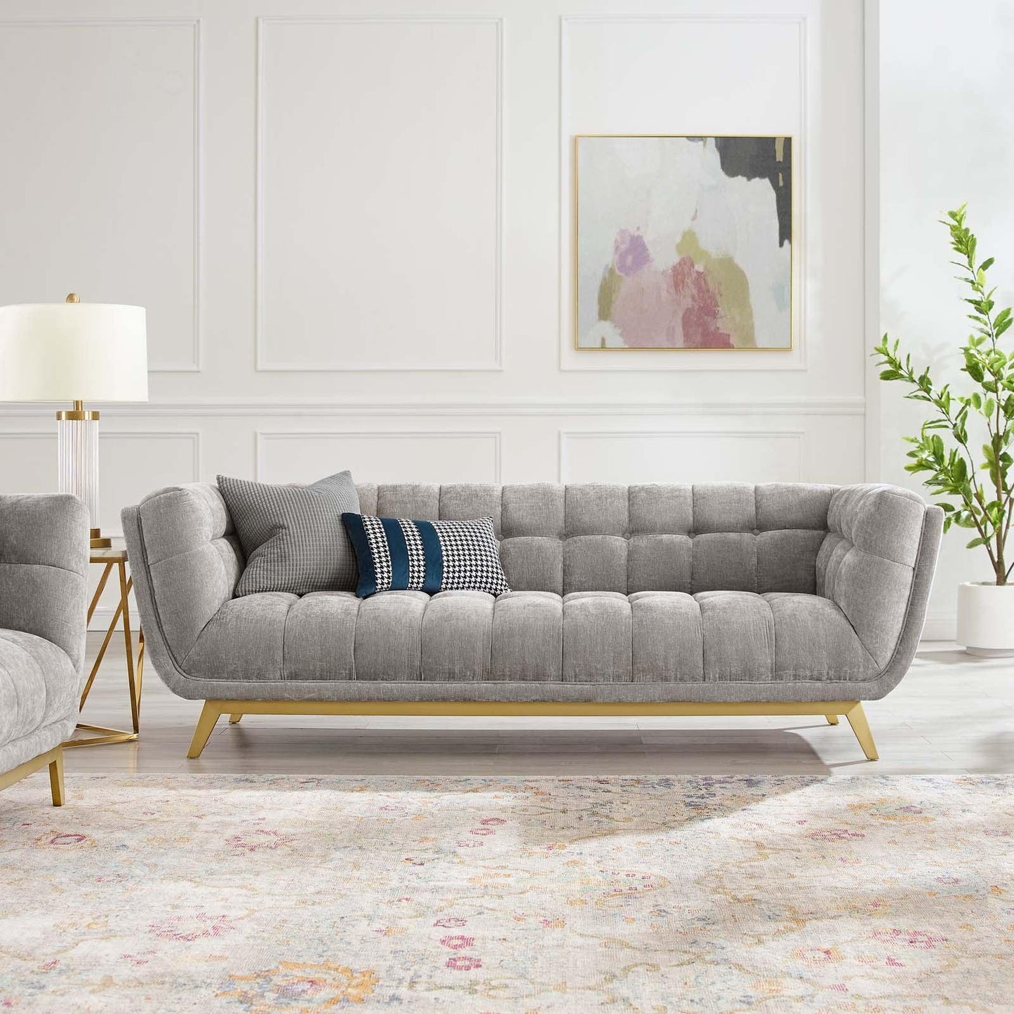 Modway Bestow Crushed Performance Velvet Sofa FredCo