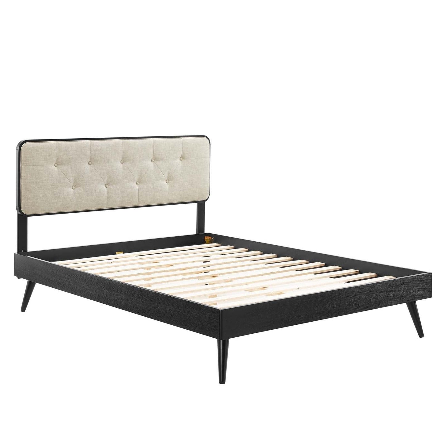 Modway Bridgette Full Wood Platform Bed With Splayed Legs FredCo