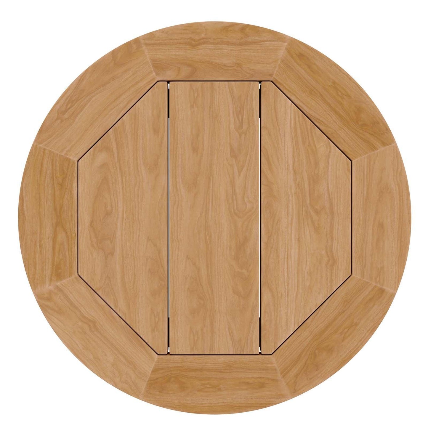 Modway Brisbane Teak Wood Outdoor Patio Side Table FredCo