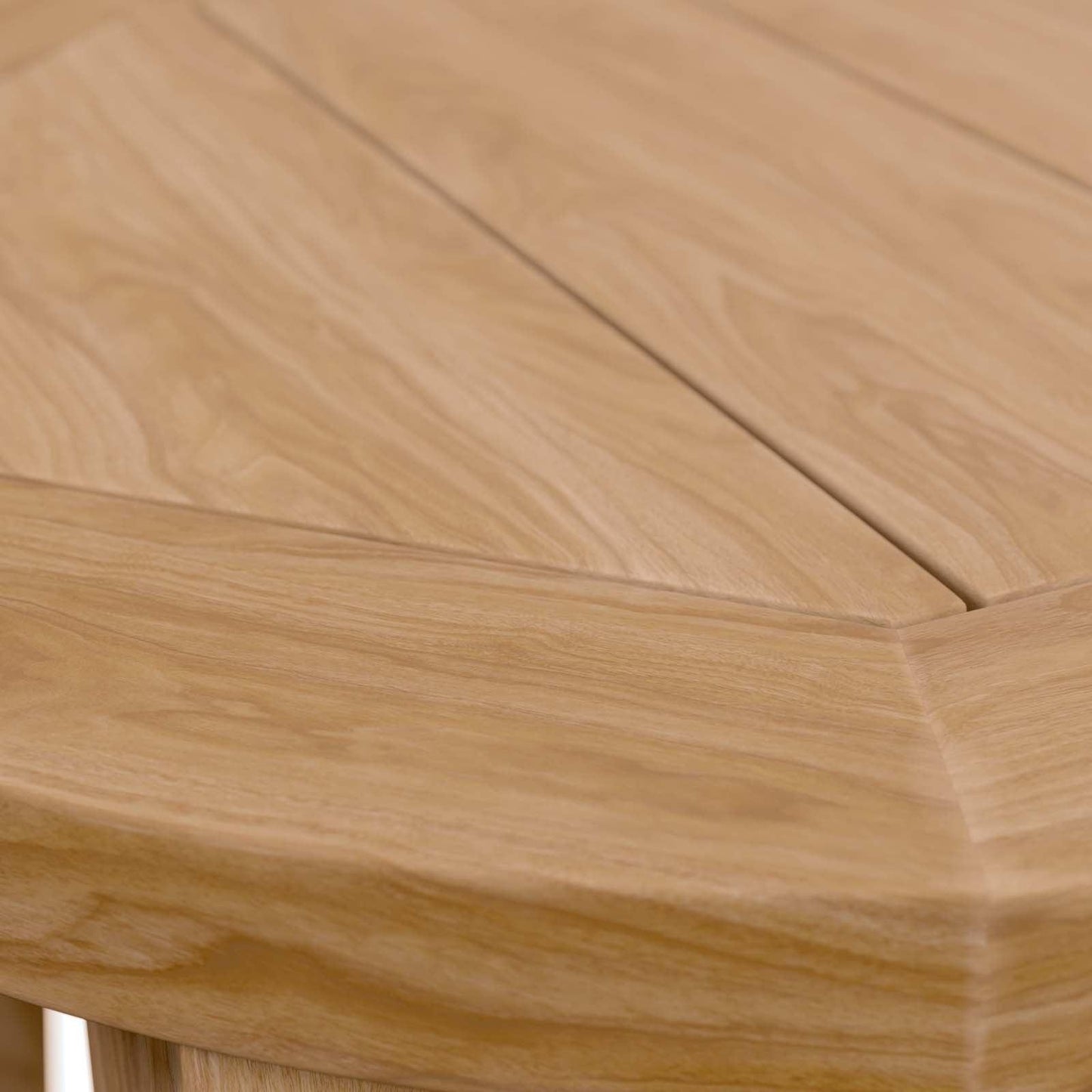 Modway Brisbane Teak Wood Outdoor Patio Side Table FredCo