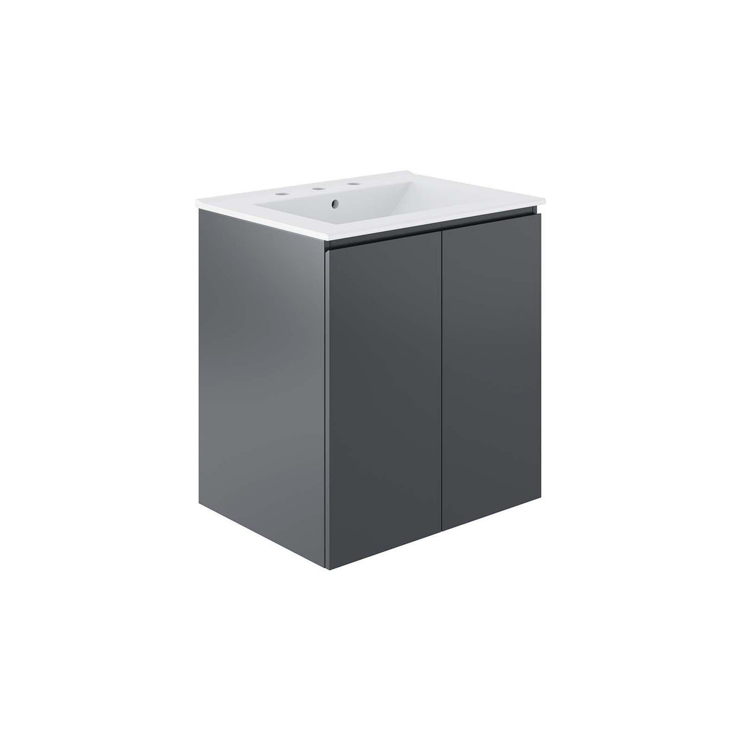 Modway Bryn 24" Wall-Mount Bathroom Vanity FredCo