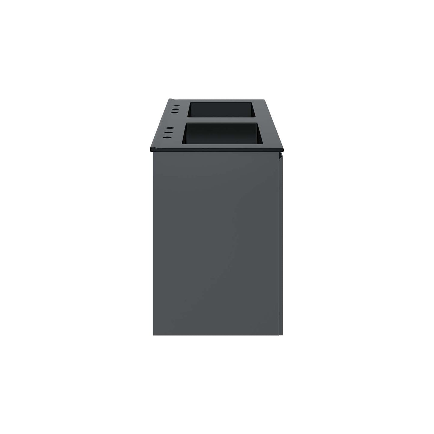Modway Bryn 48" Wall-Mount Double Sink Bathroom Vanity FredCo