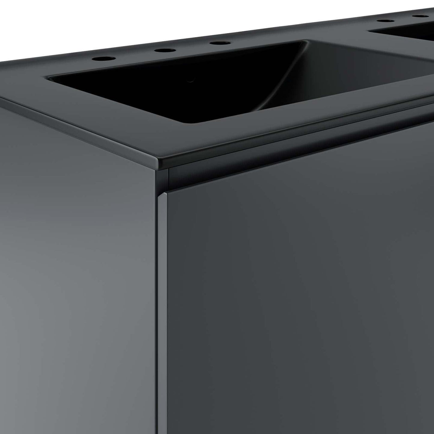 Modway Bryn 48" Wall-Mount Double Sink Bathroom Vanity FredCo