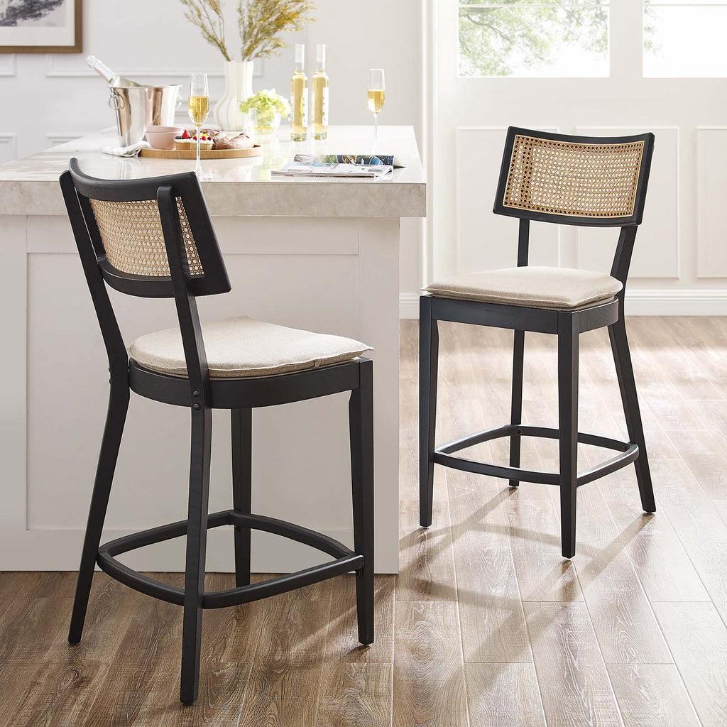 Modway Caledonia Wood Counter Stools - Set of 2 FredCo