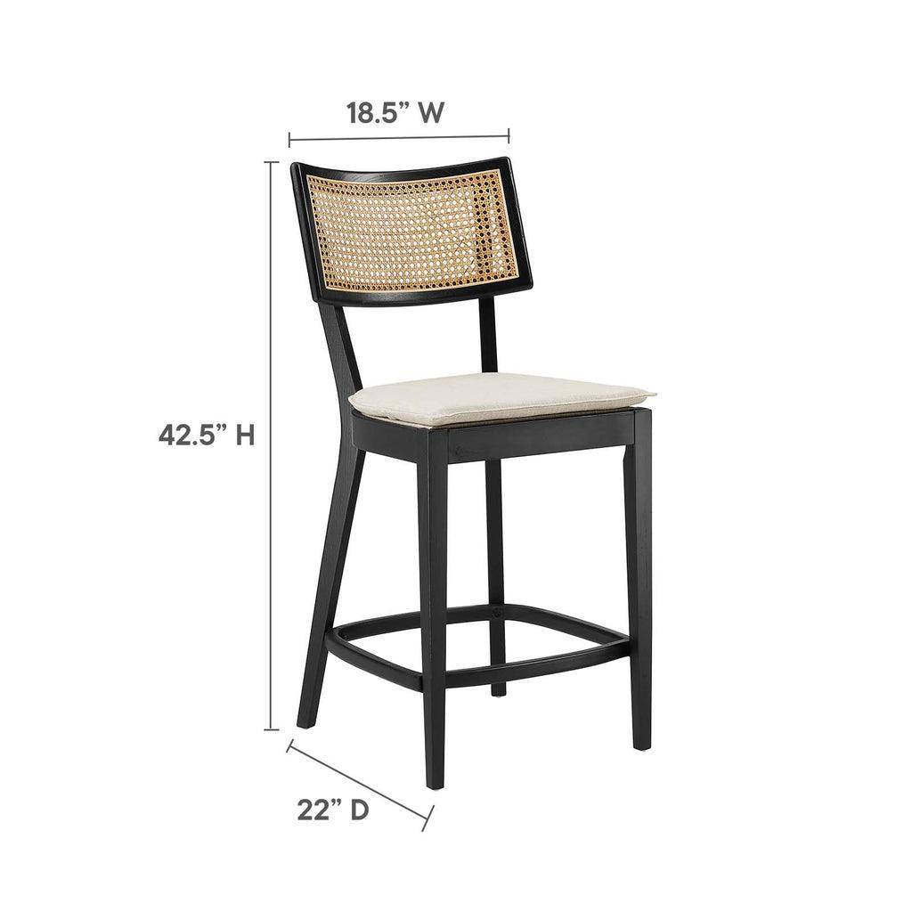 Modway Caledonia Wood Counter Stools - Set of 2 FredCo