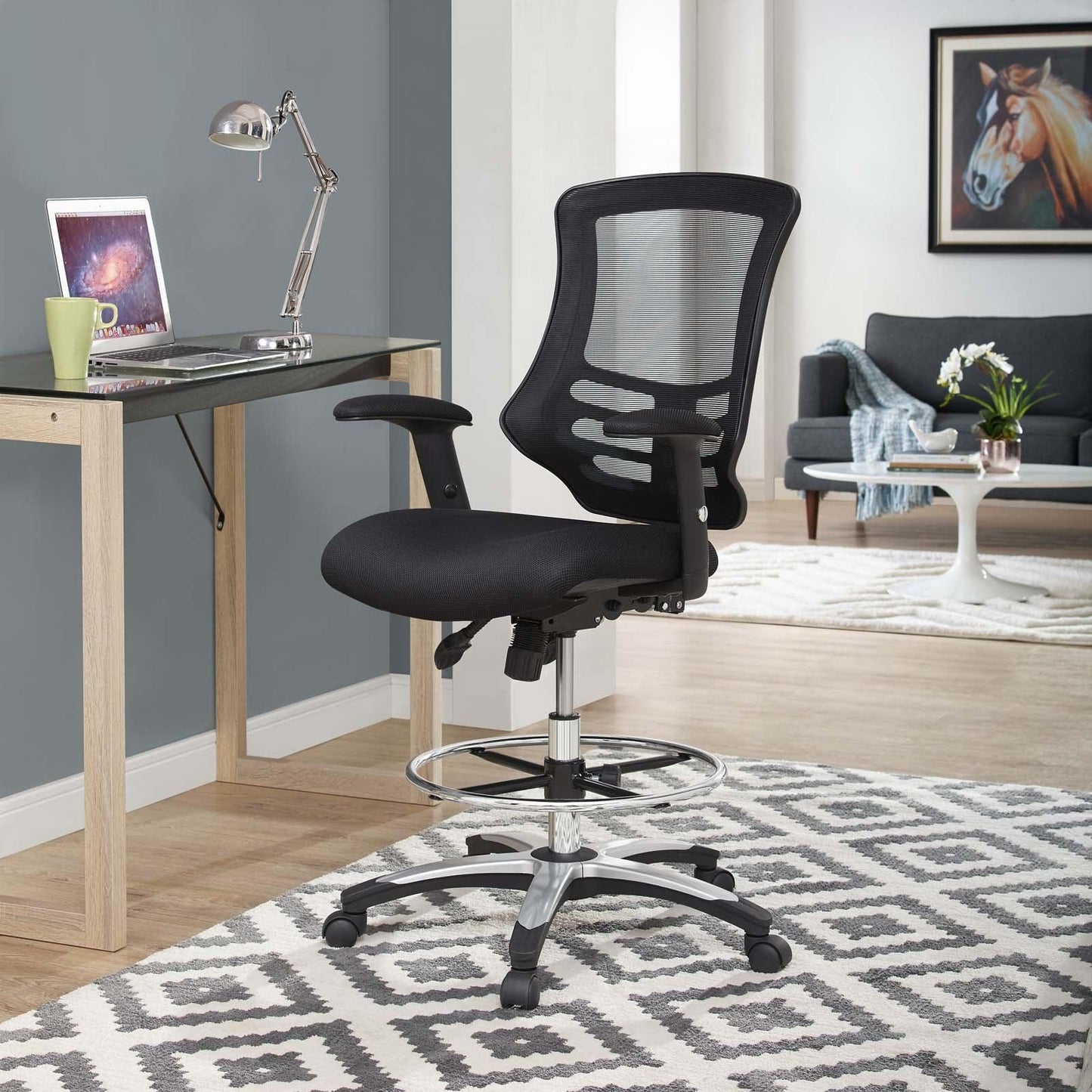 Modway Calibrate Mesh Drafting Chair FredCo