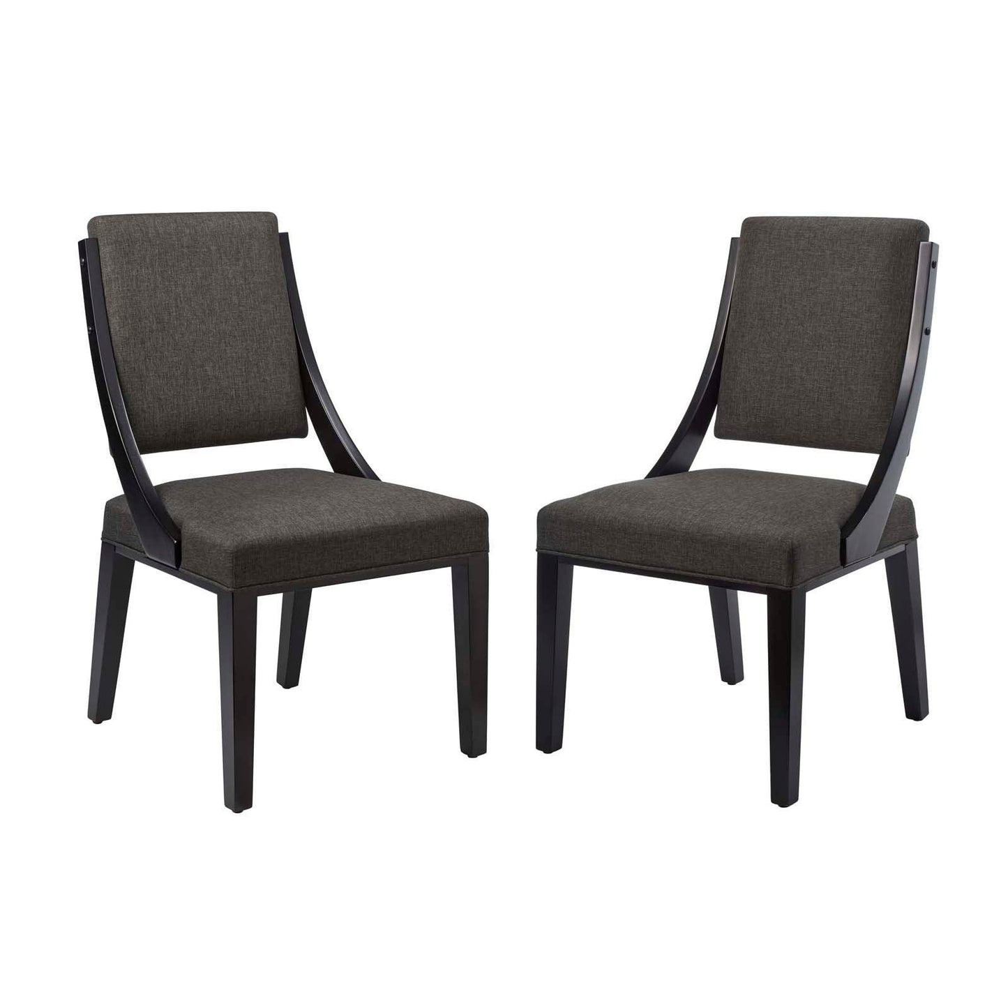 Modway Cambridge Upholstered Fabric Dining Chairs - Set of 2 FredCo