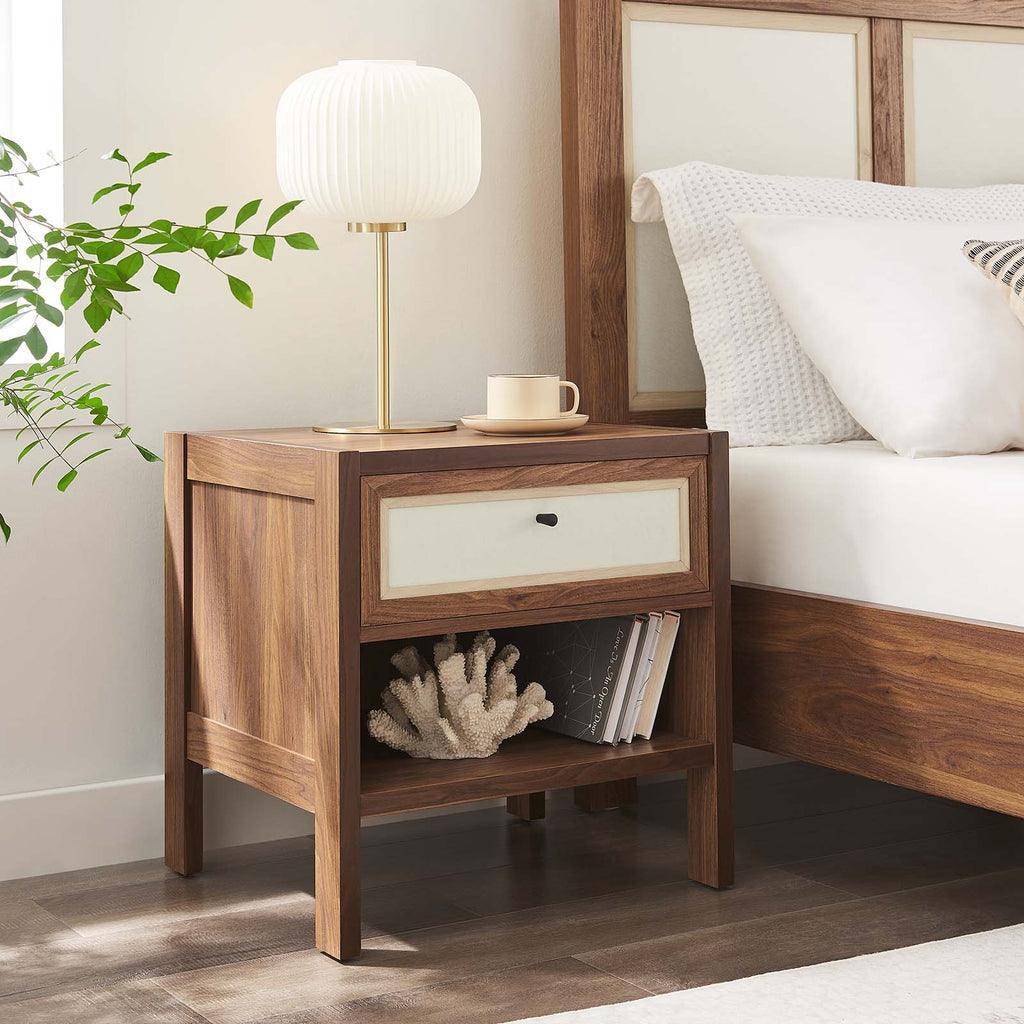 Modway Capri Wood Grain Nightstand FredCo