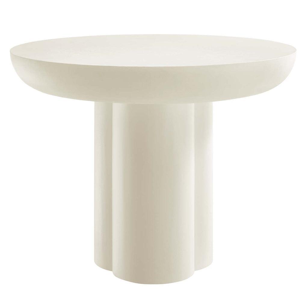 Modway Caspian 40" Round Concrete Dining Table FredCo