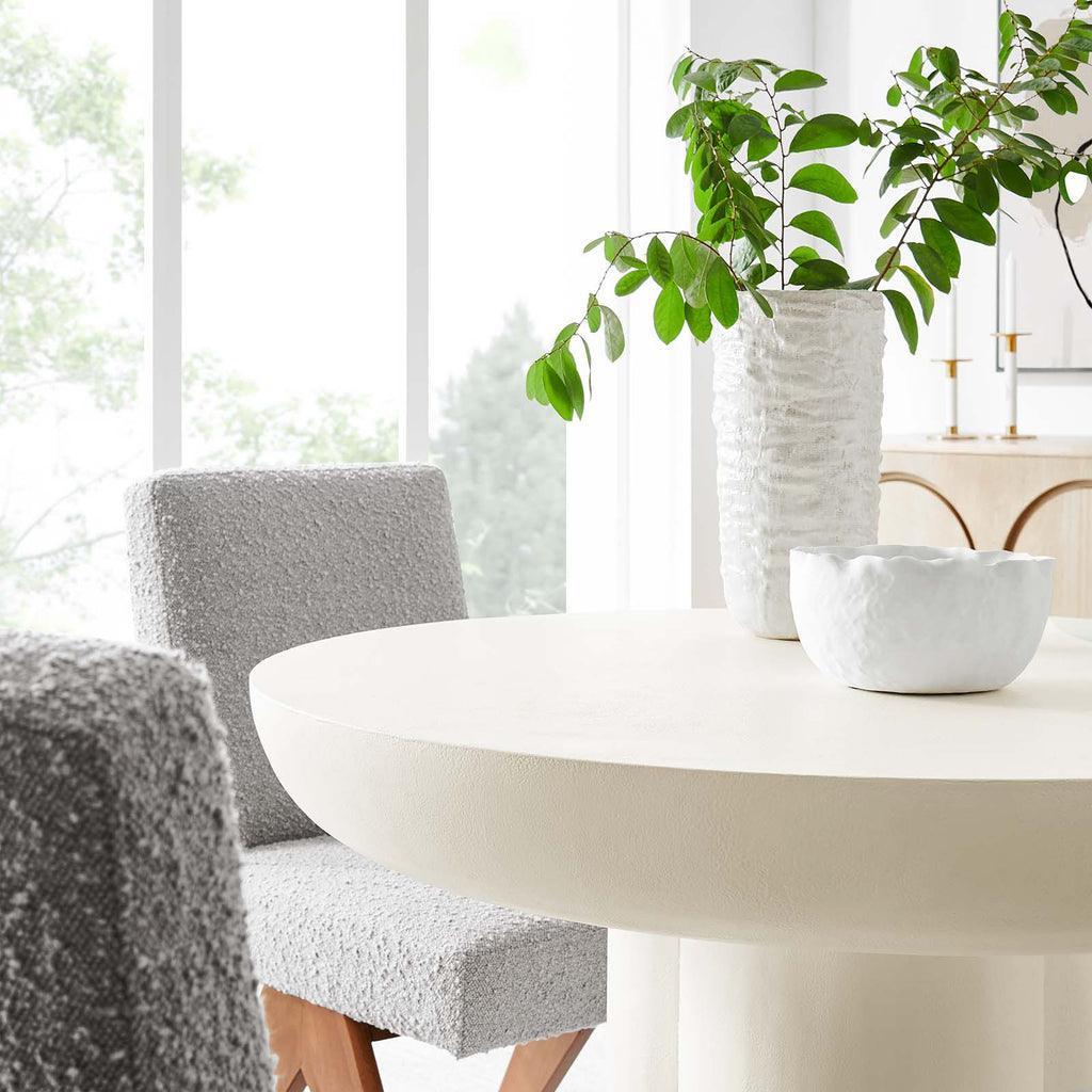 Modway Caspian 40" Round Concrete Dining Table FredCo