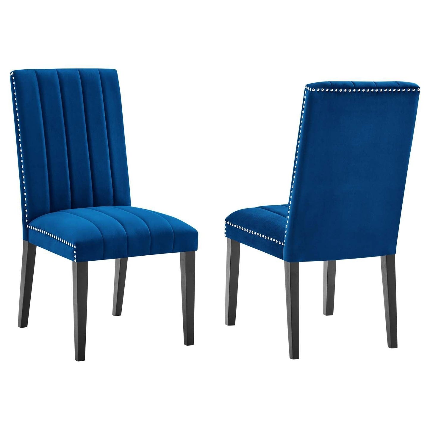 Modway Catalyst Performance Velvet Dining Side Chairs - Set of 2 FredCo