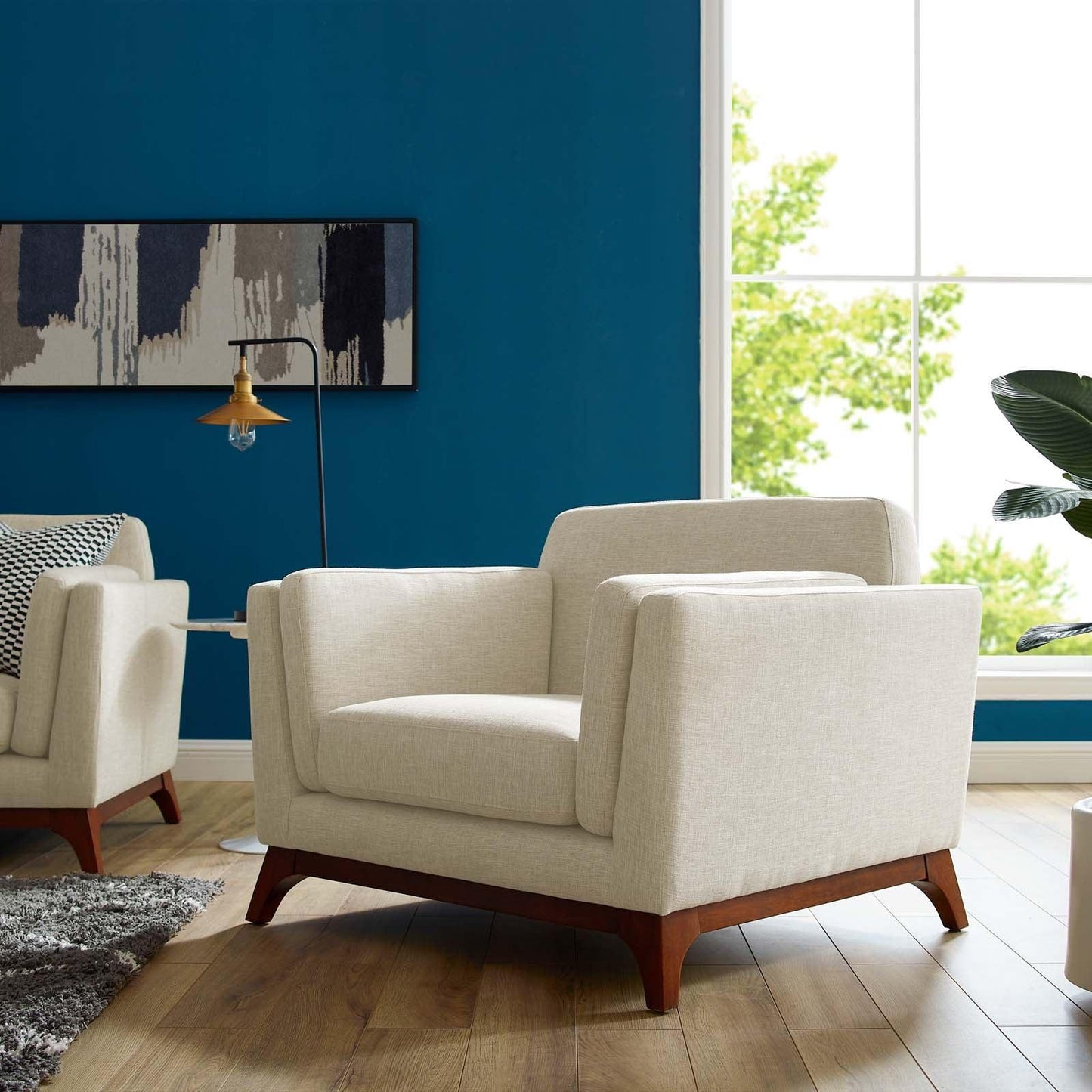 Modway Chance Upholstered Fabric Armchair FredCo
