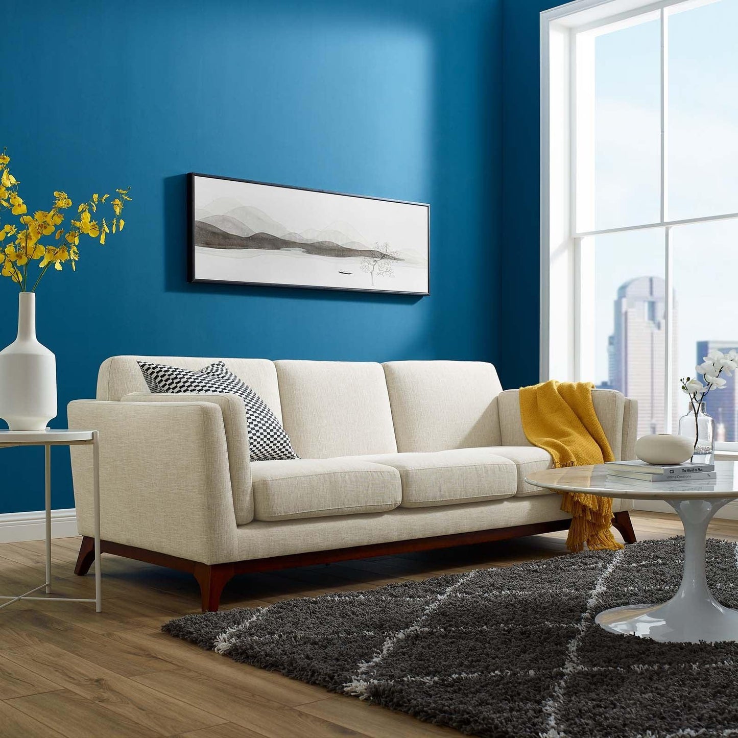 Modway Chance Upholstered Fabric Sofa FredCo