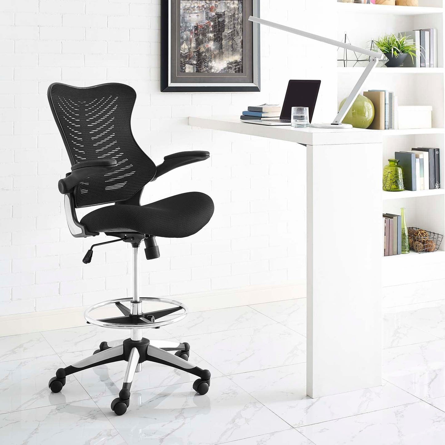 Modway Charge Drafting Chair FredCo