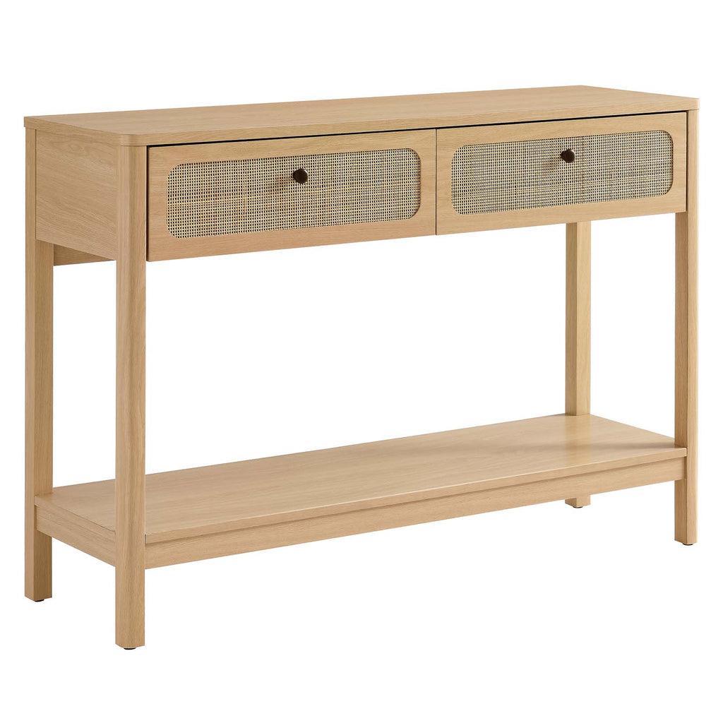 Modway Chaucer Wood Entryway Console Table FredCo