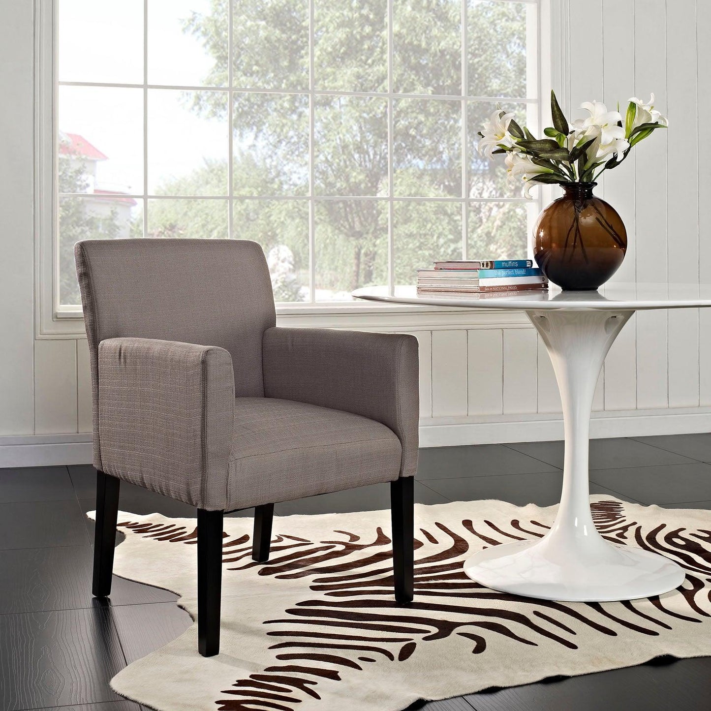 Modway Chloe Upholstered Fabric Armchair FredCo