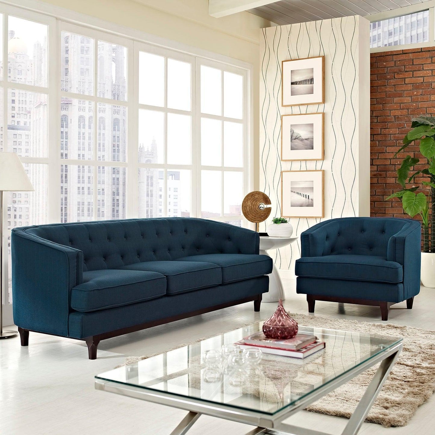 Modway Coast Living Room Set Set of 2 FredCo