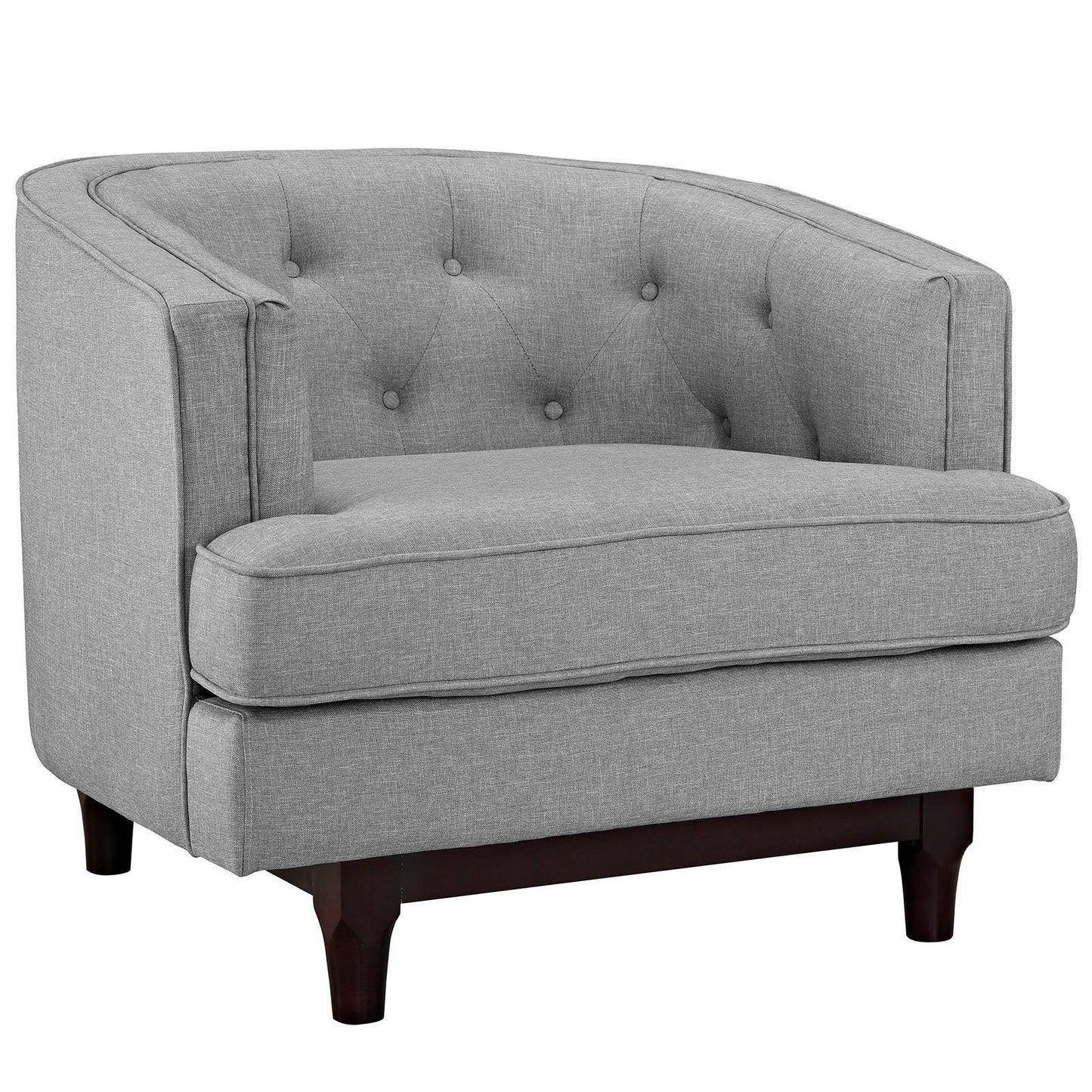 Modway Coast Upholstered Fabric Armchair FredCo