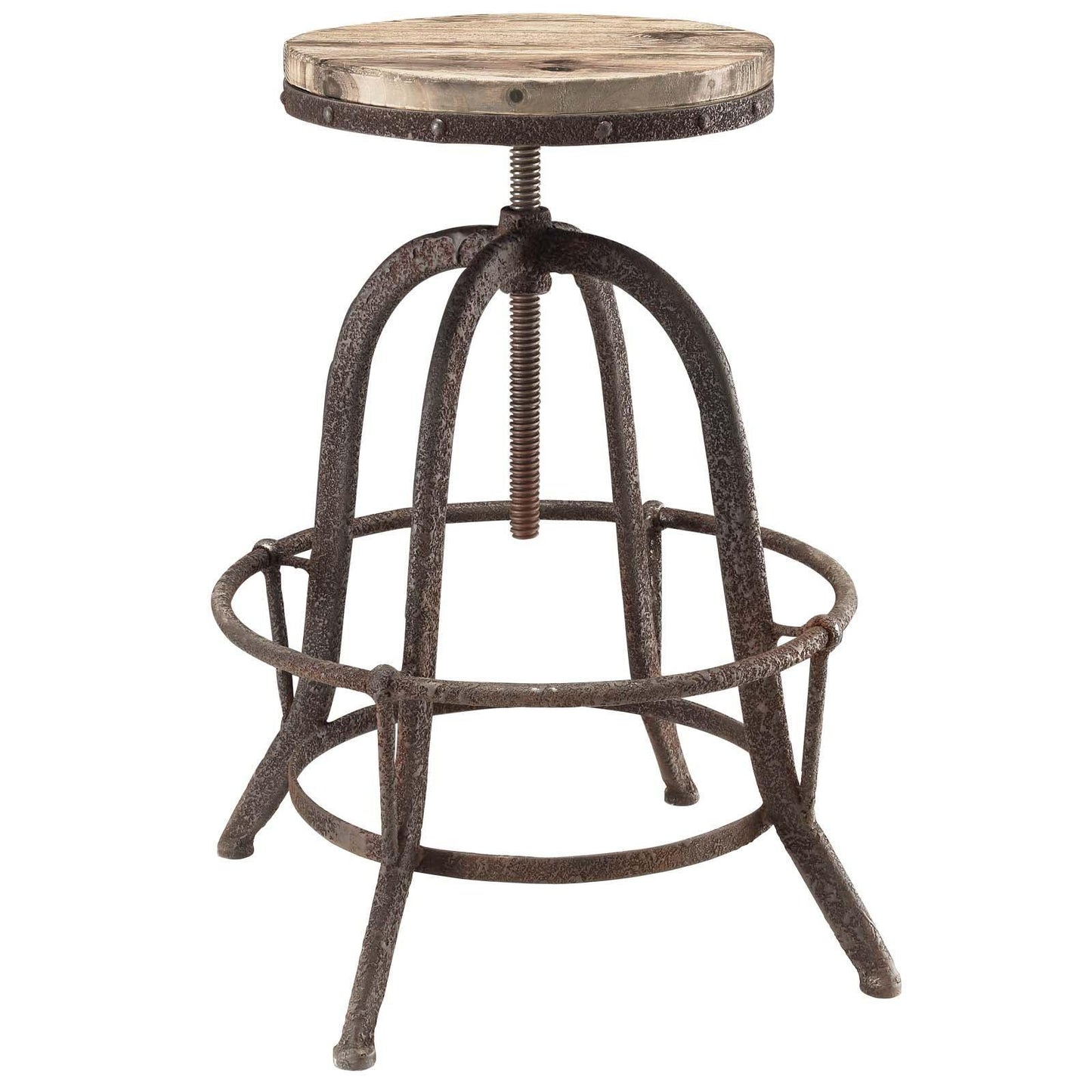 Modway Collect Wood Top Bar Stool FredCo