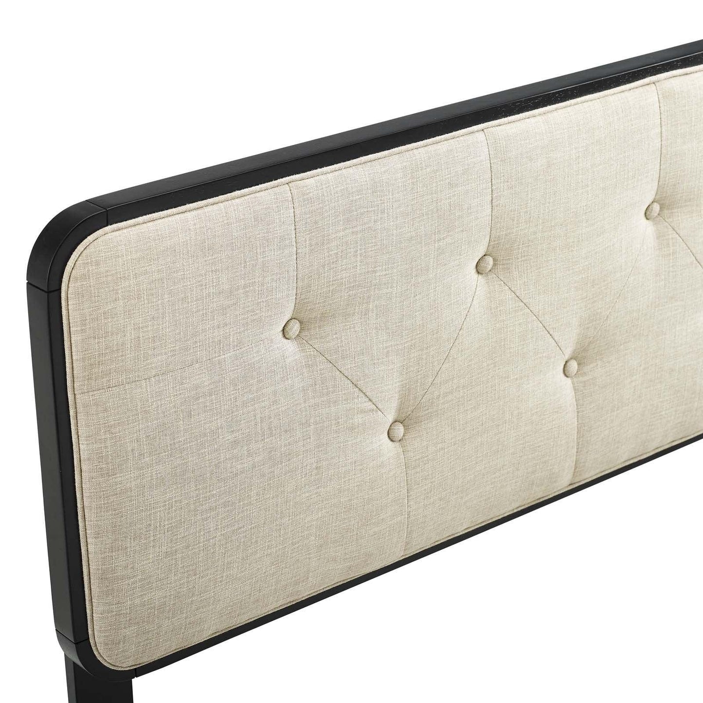 Modway Collins Tufted Queen Fabric and Wood Headboard FredCo