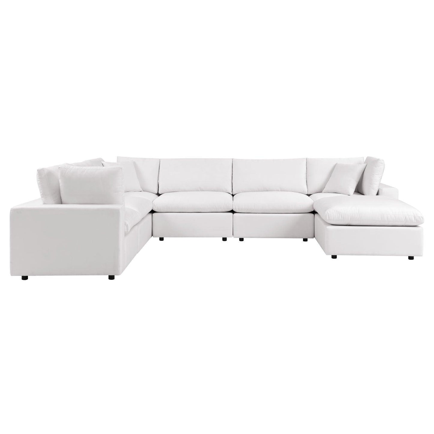 Modway Commix 7-Piece Outdoor Patio Sectional Sofa FredCo