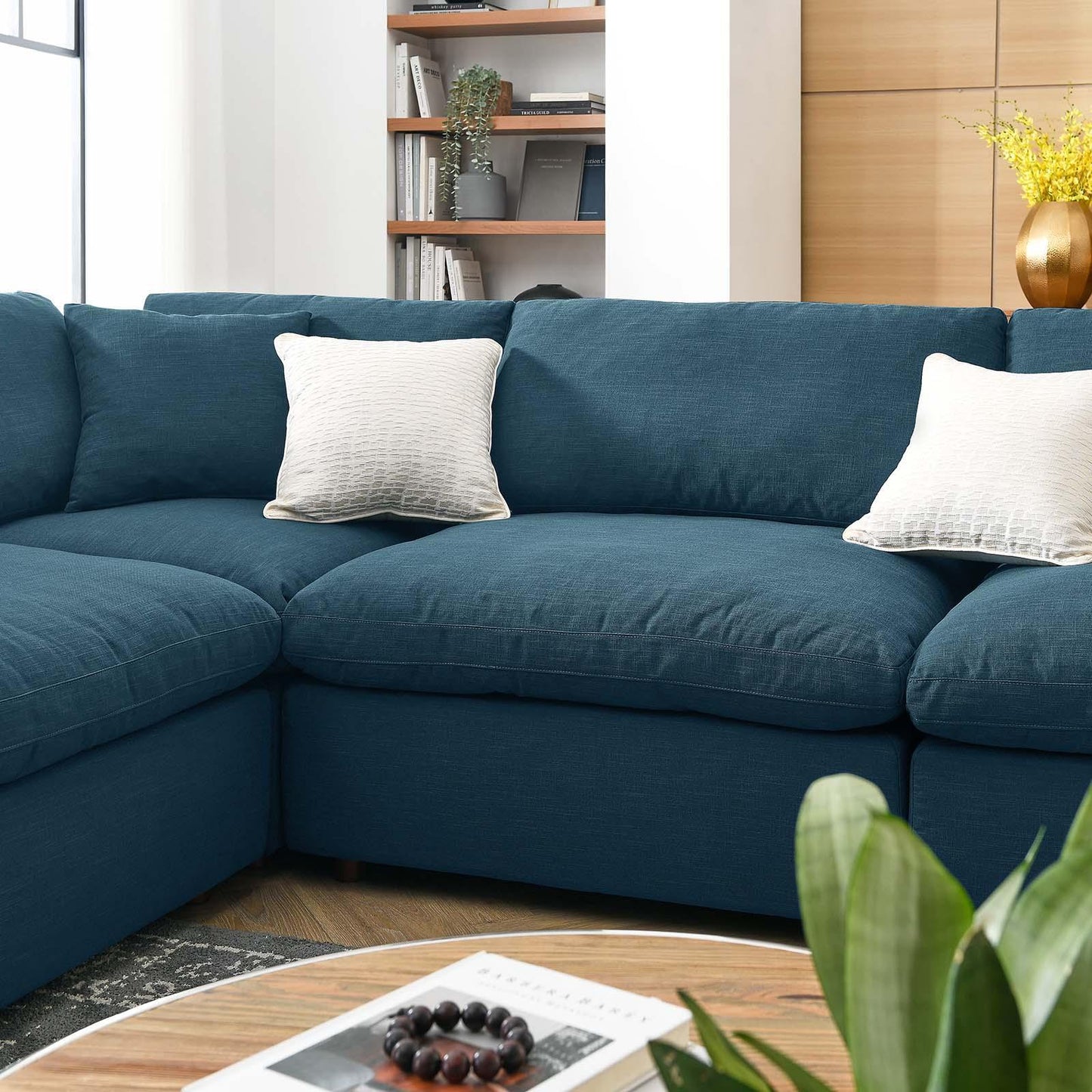Modway Commix Down Filled Overstuffed 8-Piece Sectional Sofa FredCo