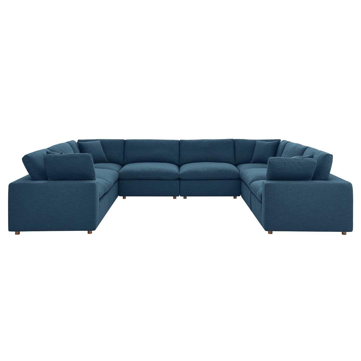 Modway Commix Down Filled Overstuffed 8-Piece Sectional Sofa FredCo