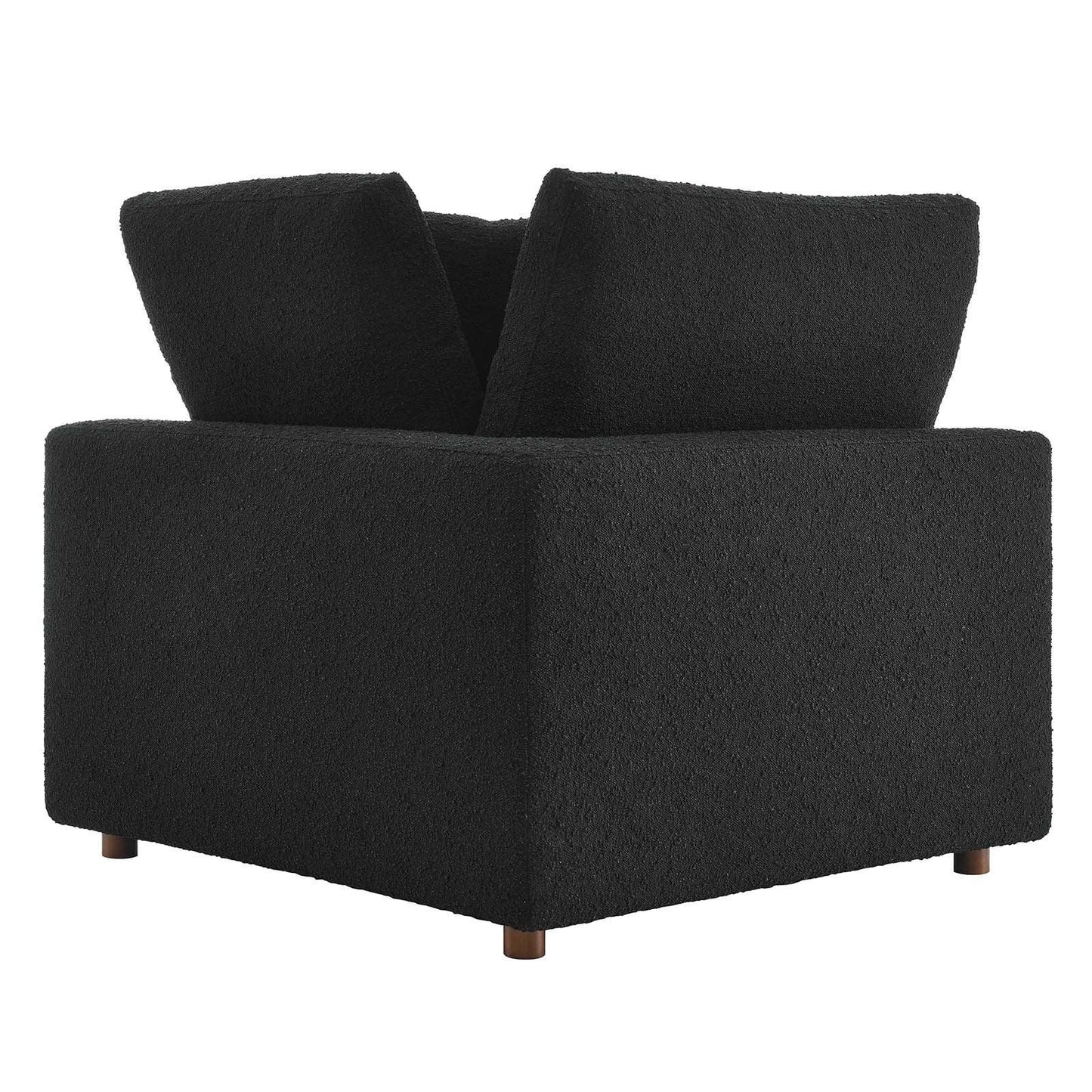Modway Commix Down Filled Overstuffed Boucle Fabric Corner Chair FredCo