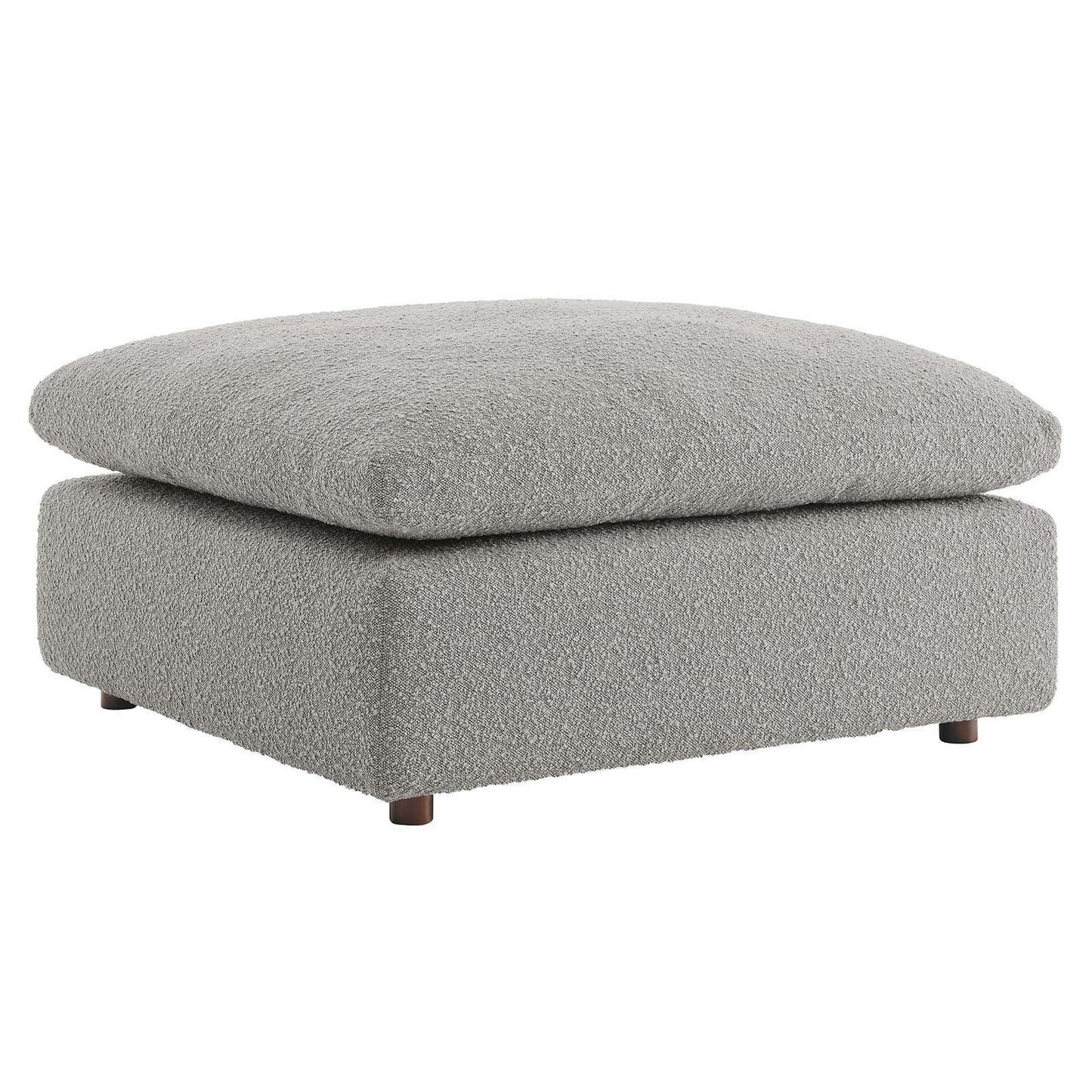 Modway Commix Down Filled Overstuffed Boucle Fabric Ottoman FredCo