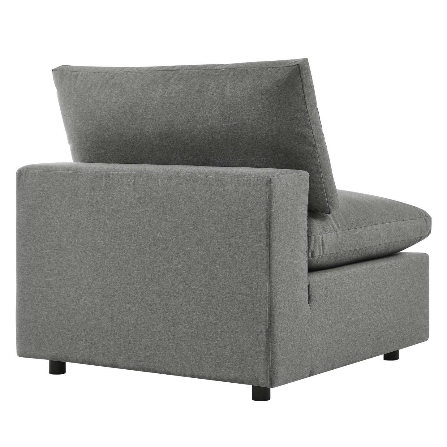 Modway Commix Overstuffed Outdoor Patio Armless Chair FredCo