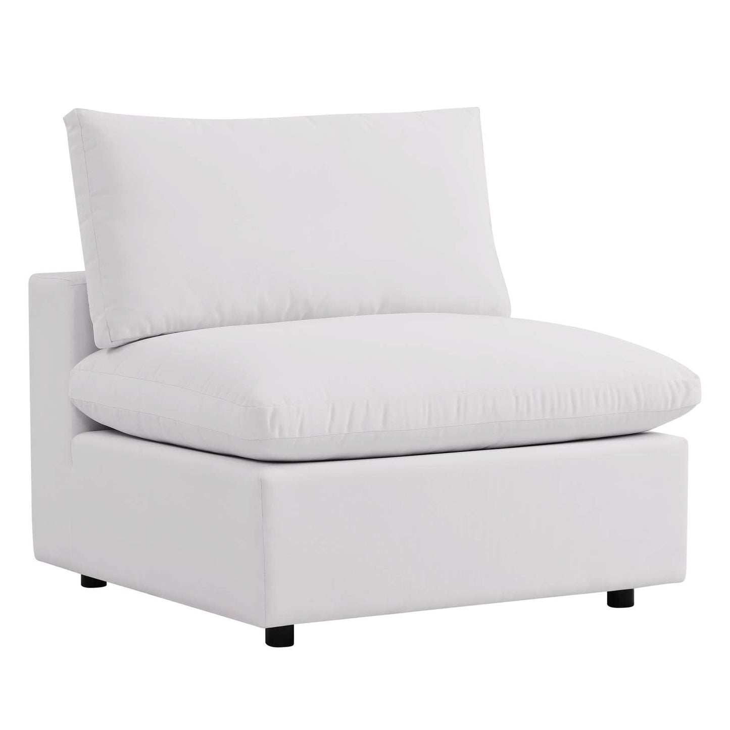 Modway Commix Overstuffed Outdoor Patio Armless Chair FredCo
