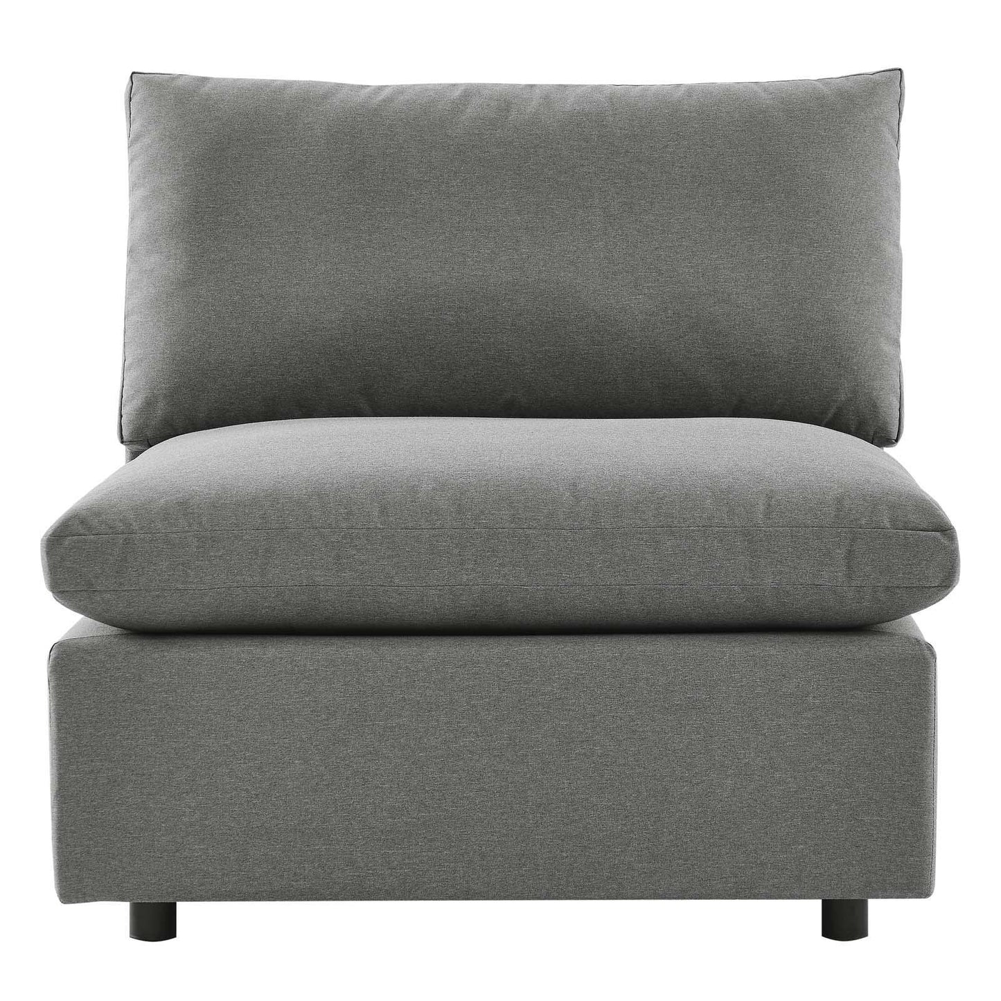 Modway Commix Overstuffed Outdoor Patio Armless Chair FredCo
